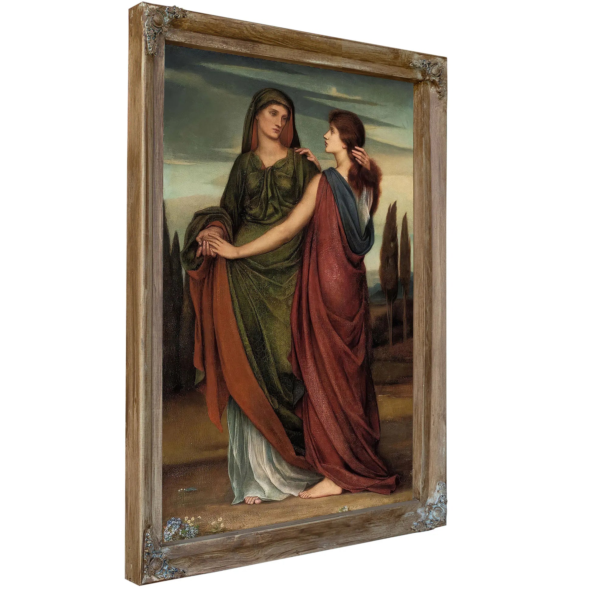 Naomi And Ruth 1887 by Evelyn De Morgan