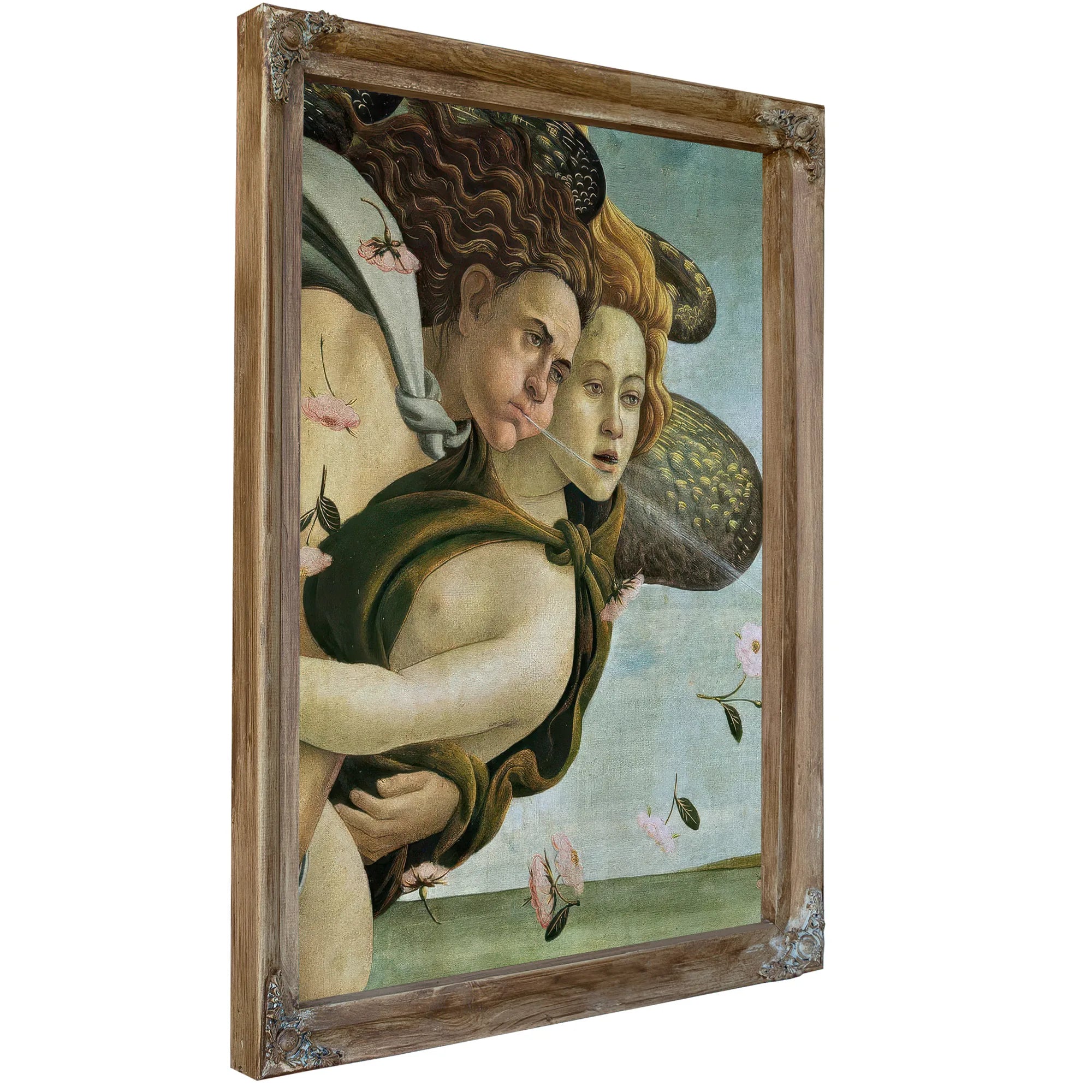 Zephyr And Chloris Detail From The Birth Of Venus By Sandro Botticelli Fine Art Print