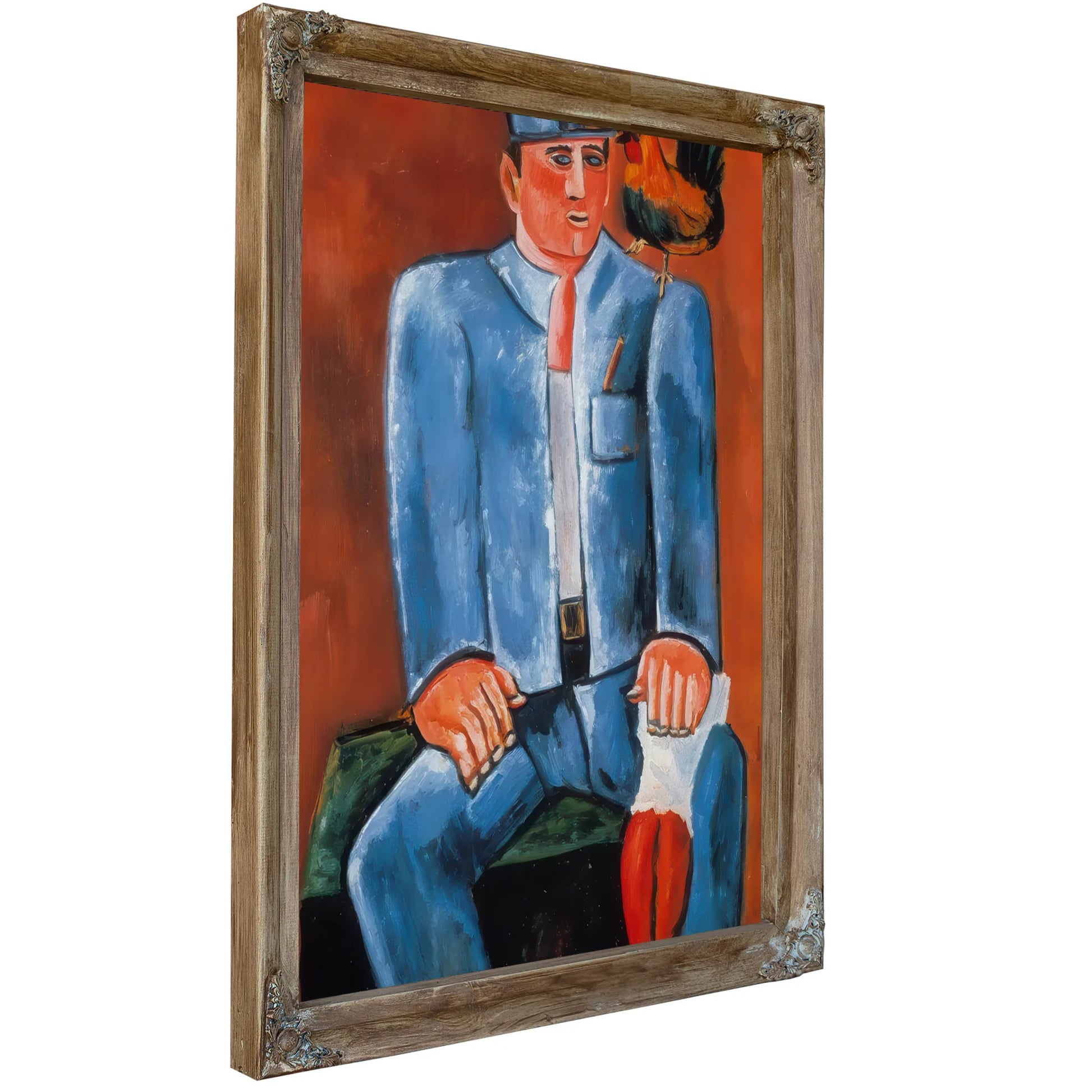 Young Seadog With Friend Billy By Marsden Hartley Fine Art Print