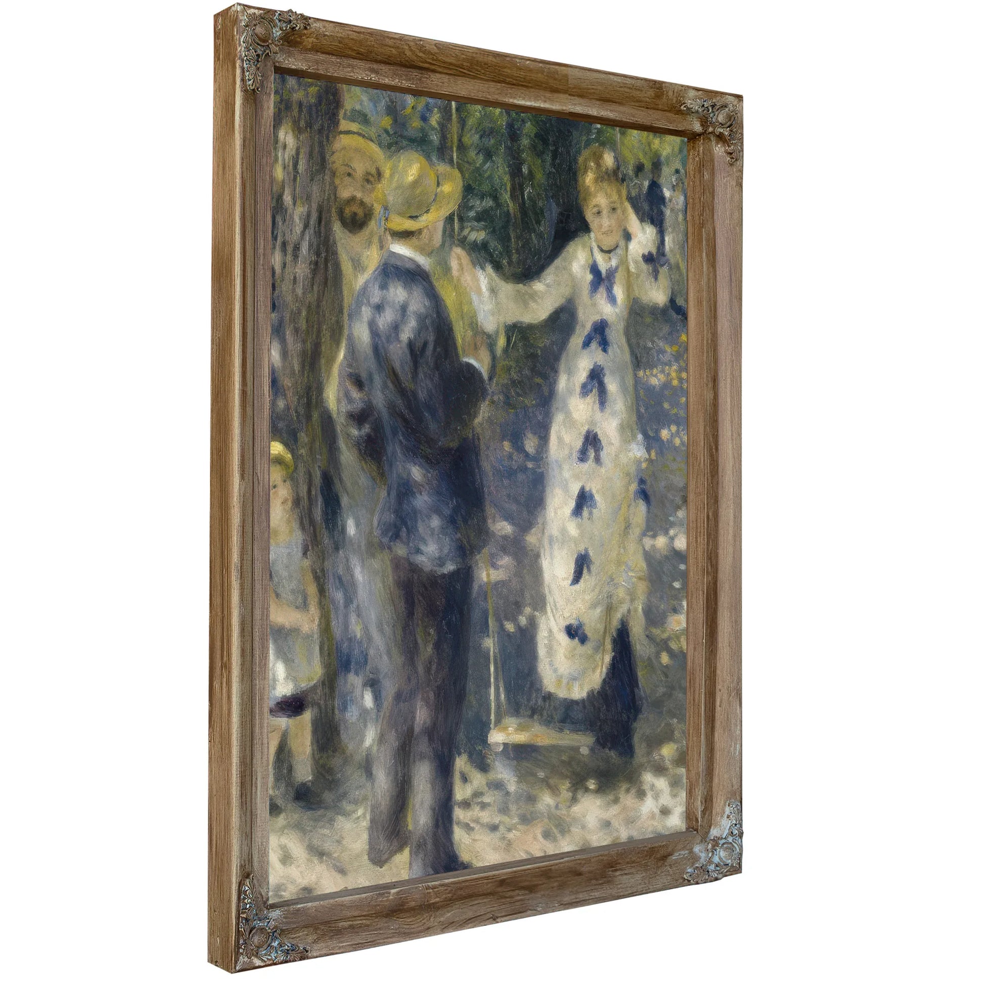 The Swing By Pierre Auguste Renoir Fine Art Print