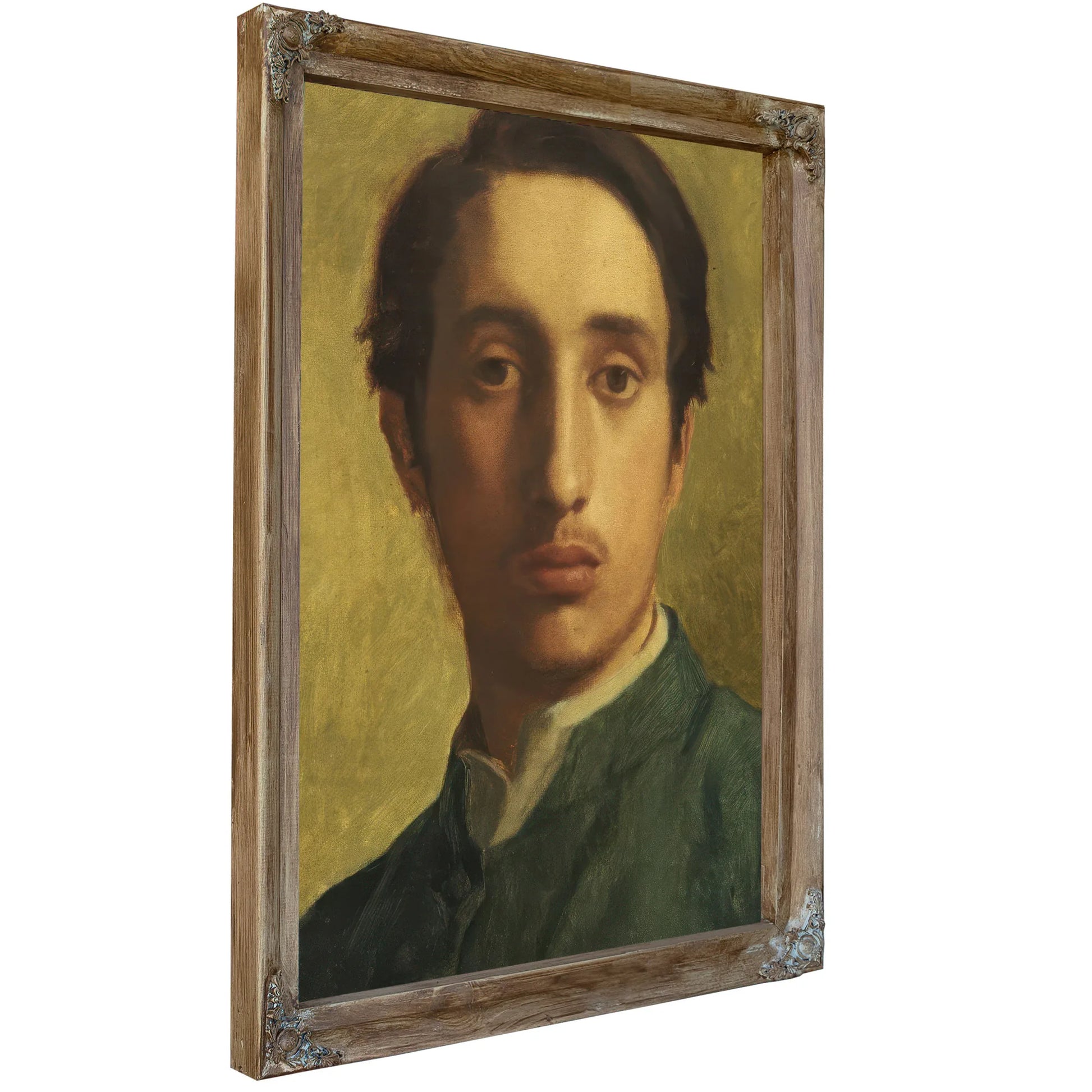 Degas In A Green Waistcoat By Edgar Degas Fine Art Print