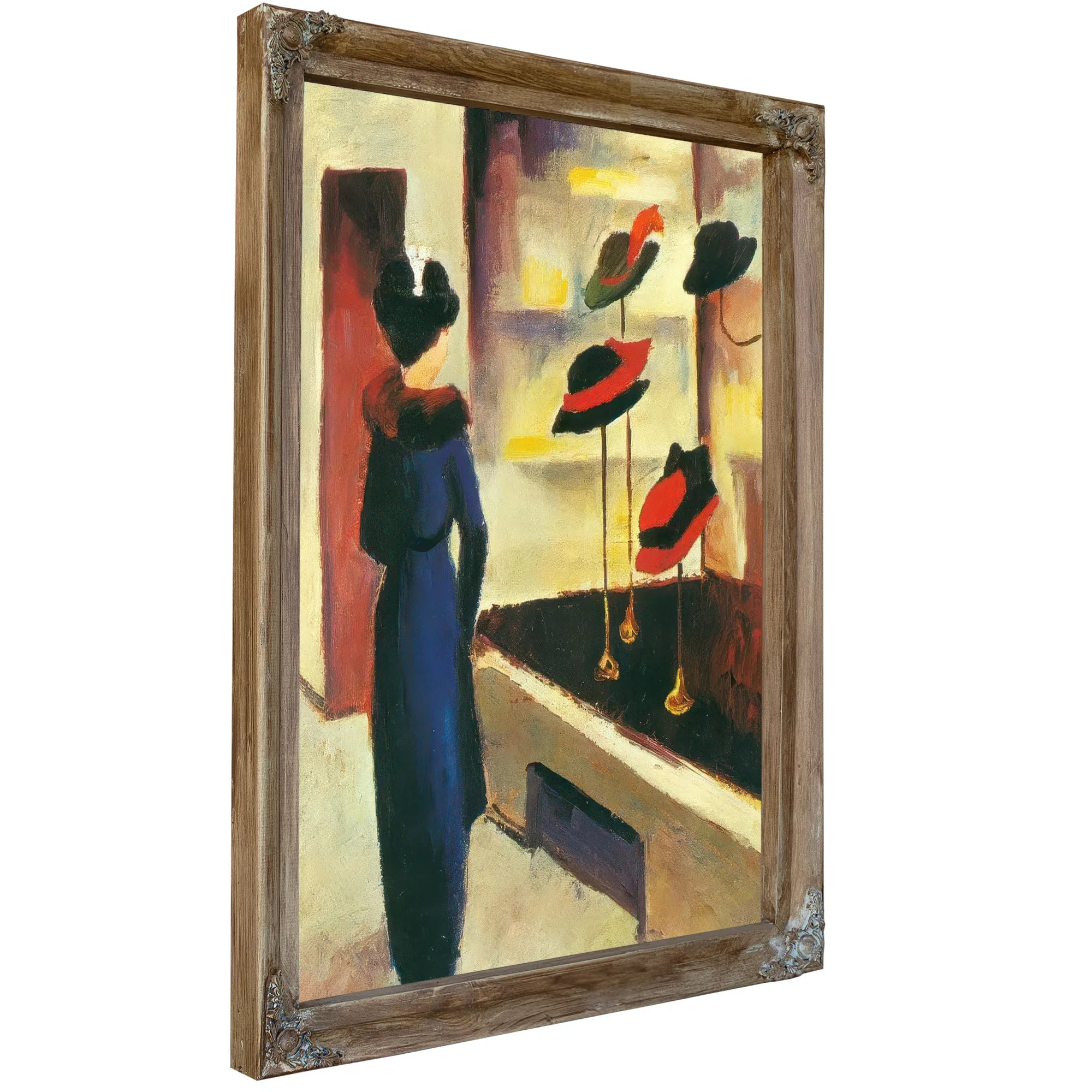 Hat Shop By August Macke Fine Art Print