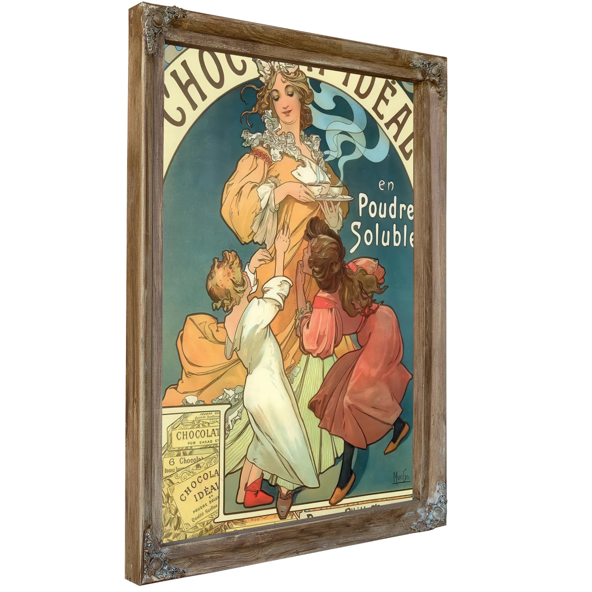 Chocolat Ideal By Alphonse Mucha Fine Art Print