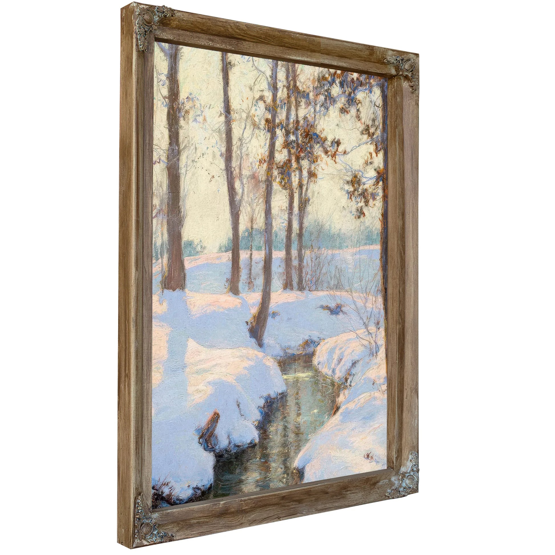 Brook In Winter By Walter Launt Palmer Fine Art Print