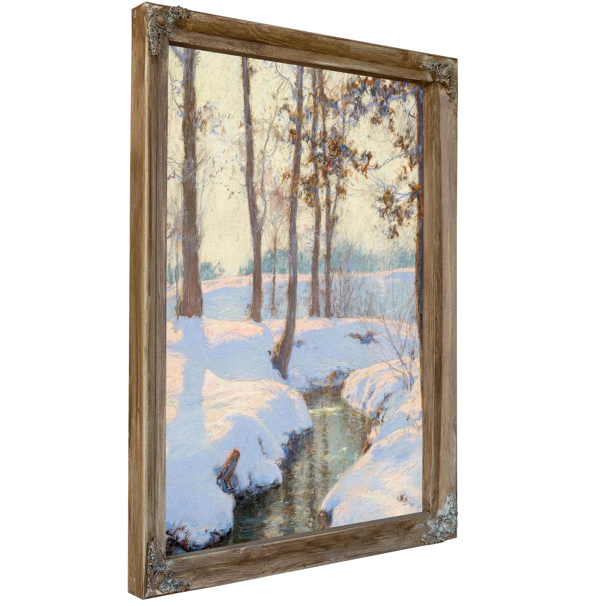 Brook In Winter By Walter Launt Palmer Fine Art Print
