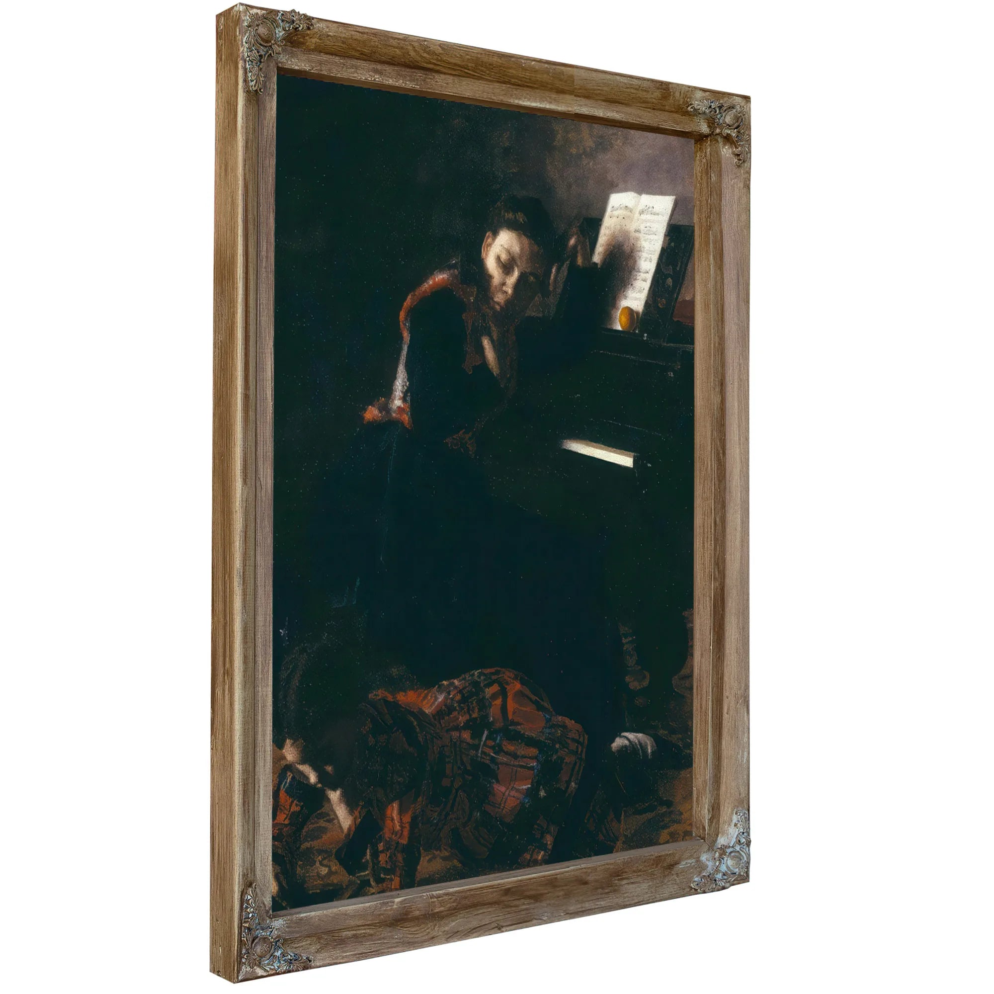 Home Scene By Thomas Eakins Fine Art Print