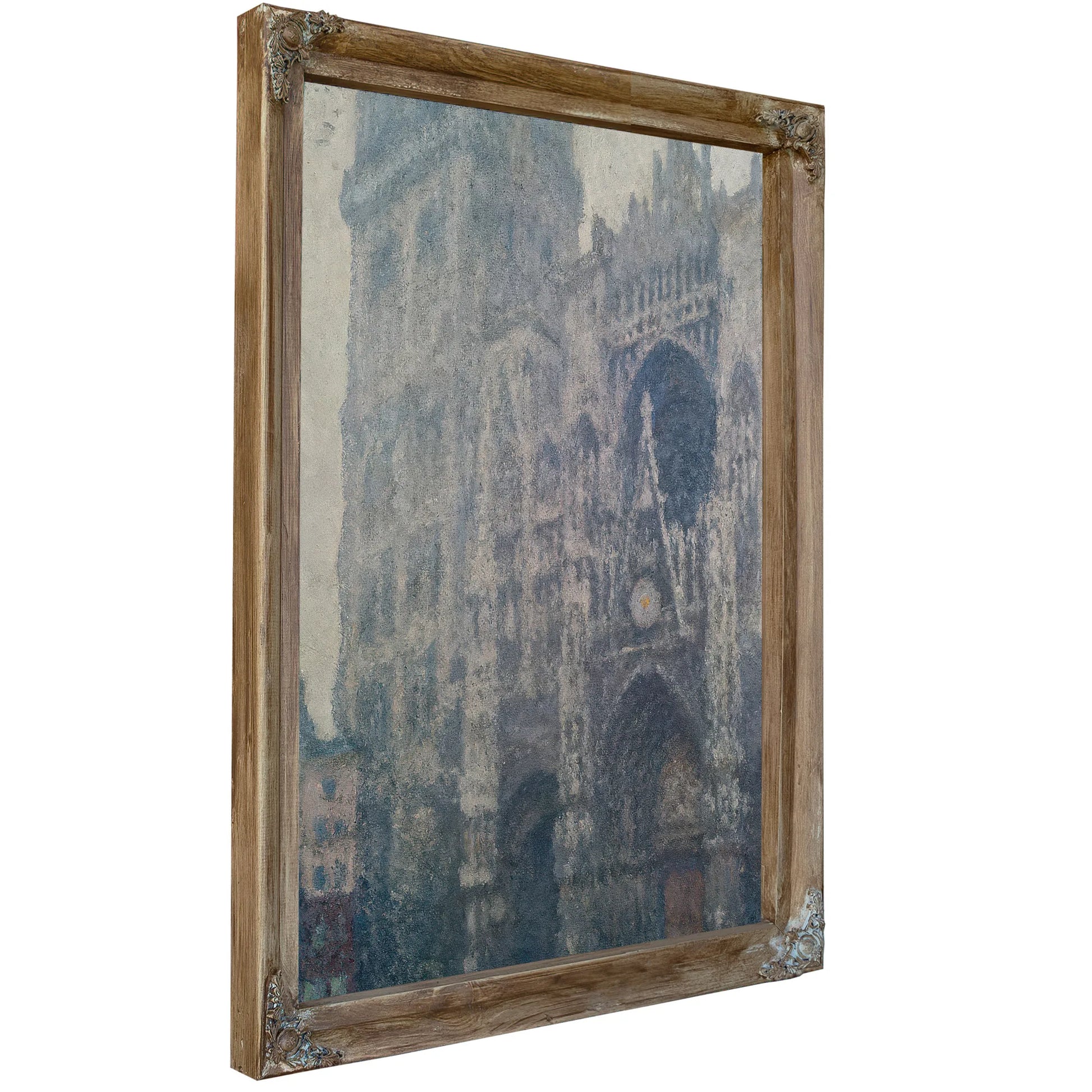Rouen Cathedral, West Portal, Grey Weather By Claude Monet Fine Art Print
