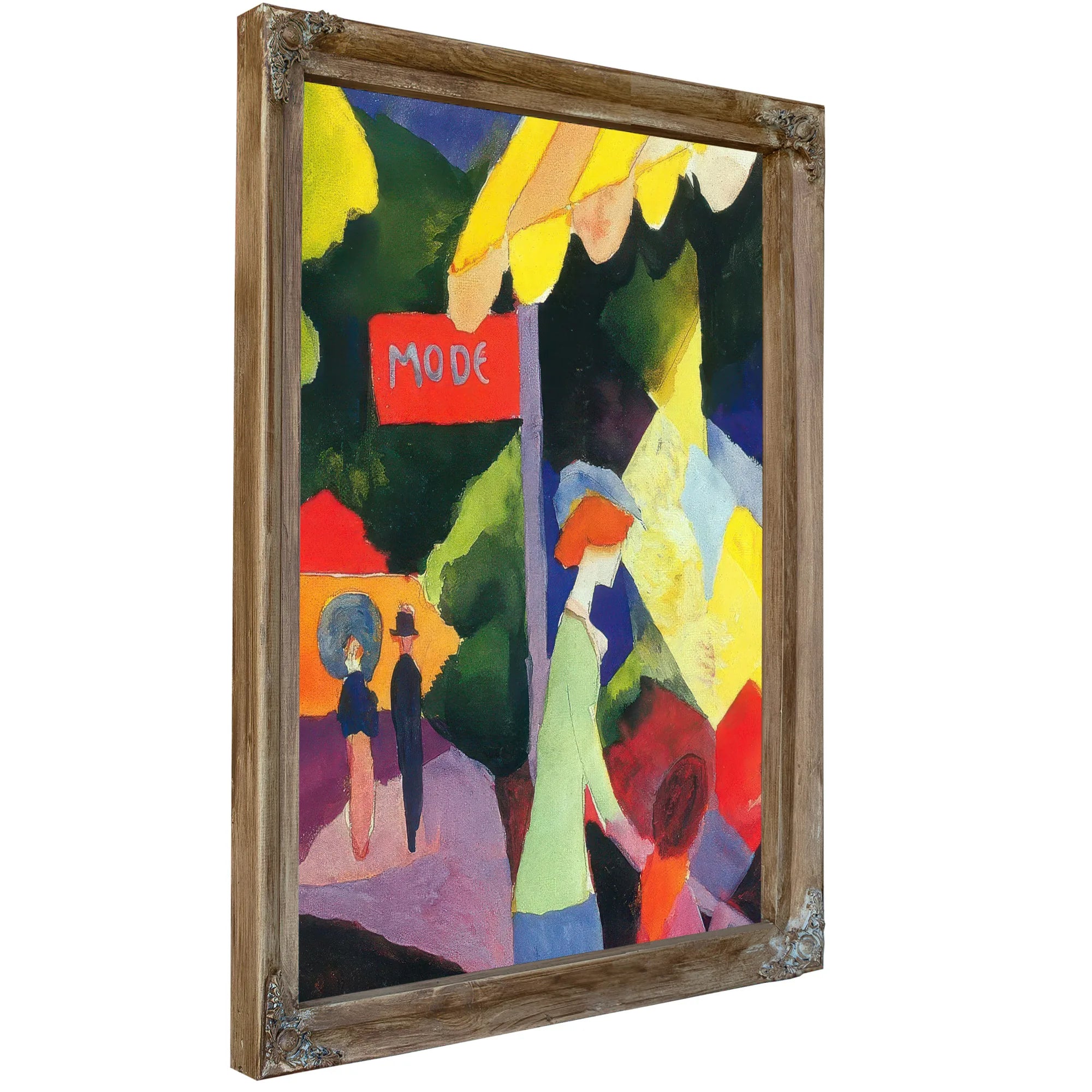 Fashion Window By August Macke Fine Art Print