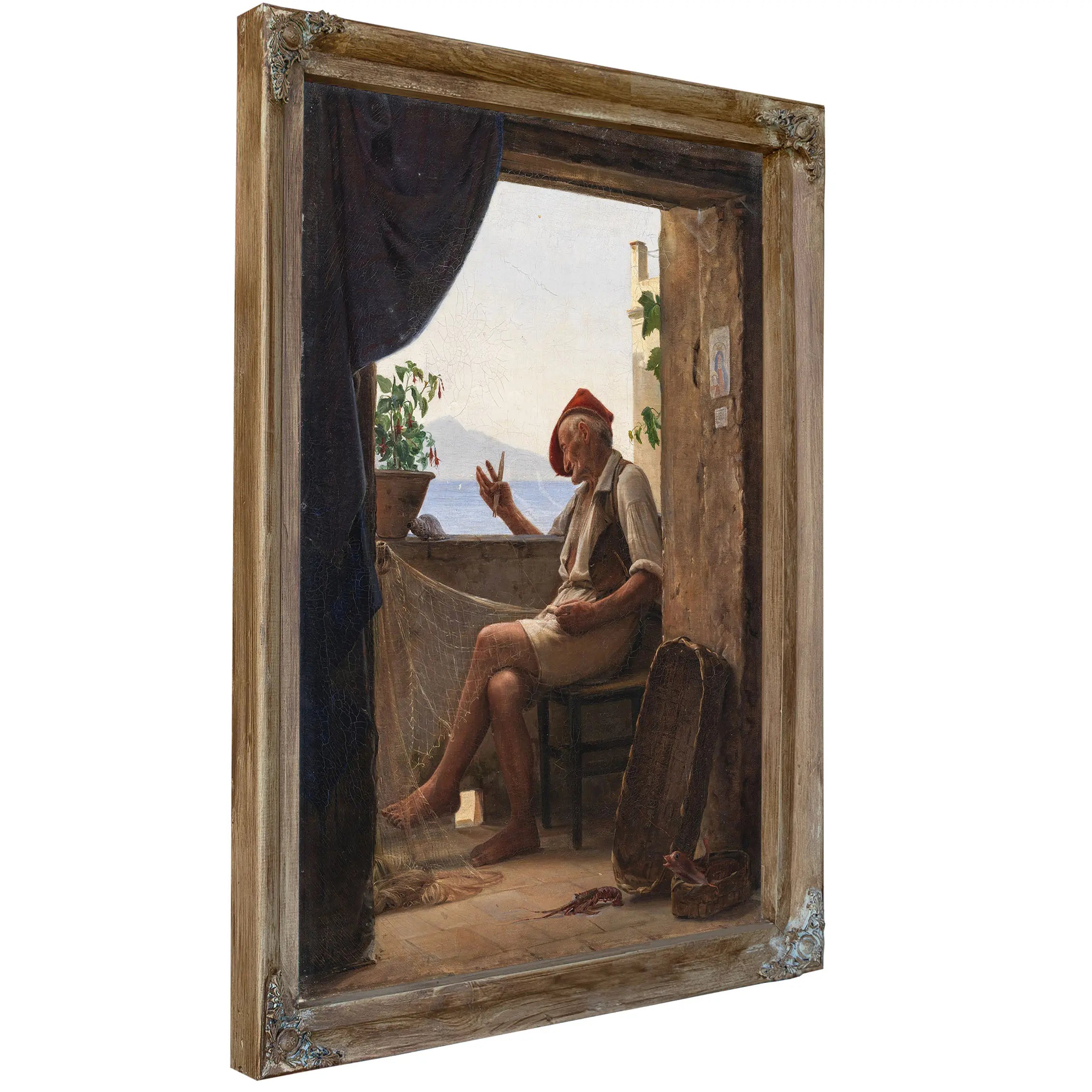 A Fisherman From Sorrento Italy by Carl Bloch