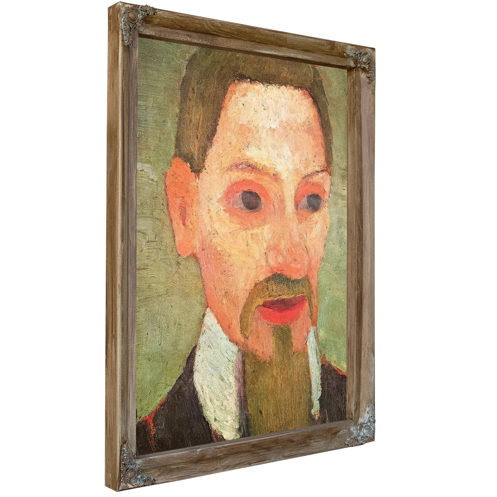 Portrait Of Rainer Maria Rilke By Paula Modersohn Becker Fine Art Print