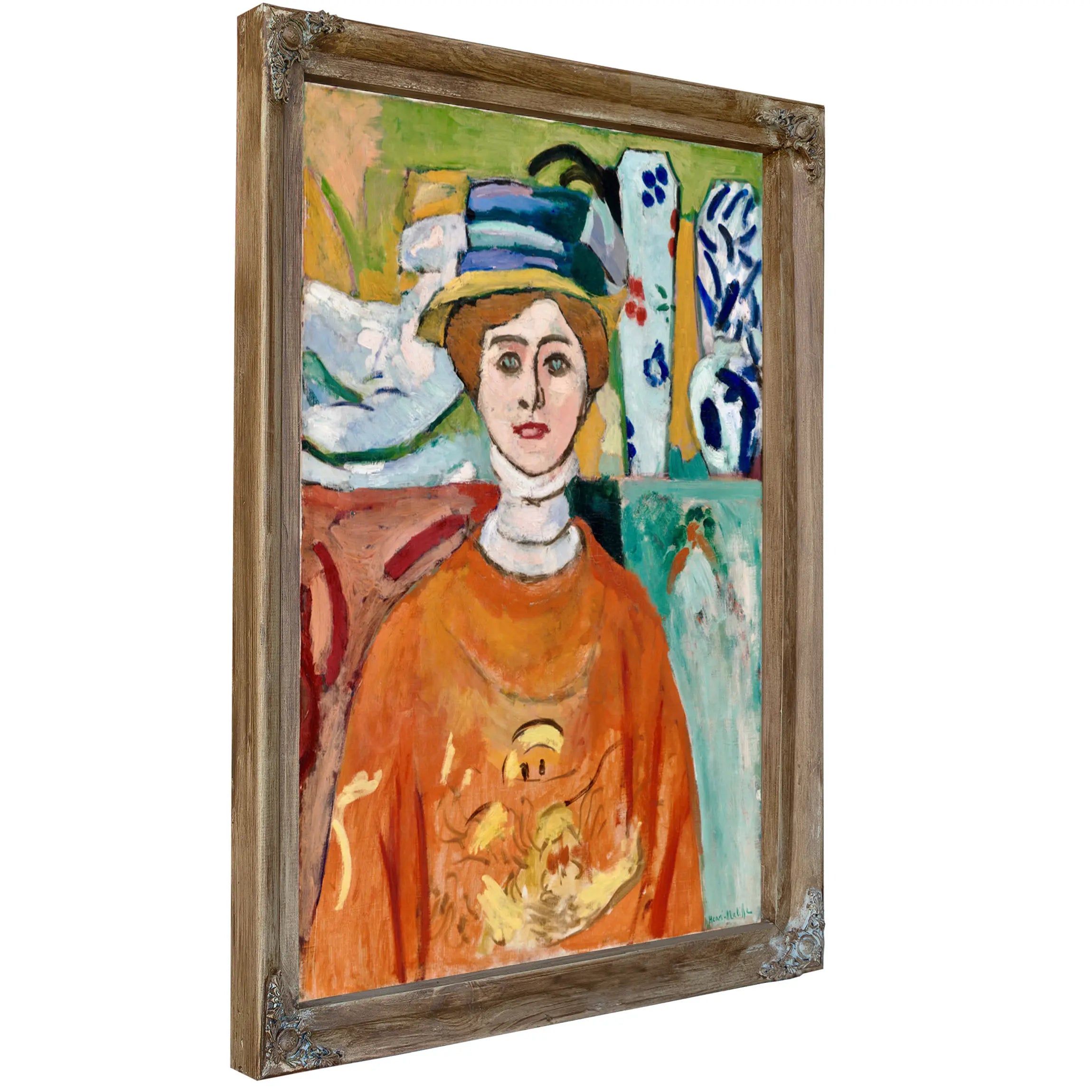 Girl With Tulips (Jeanne Vaderin) by Henri Matisse