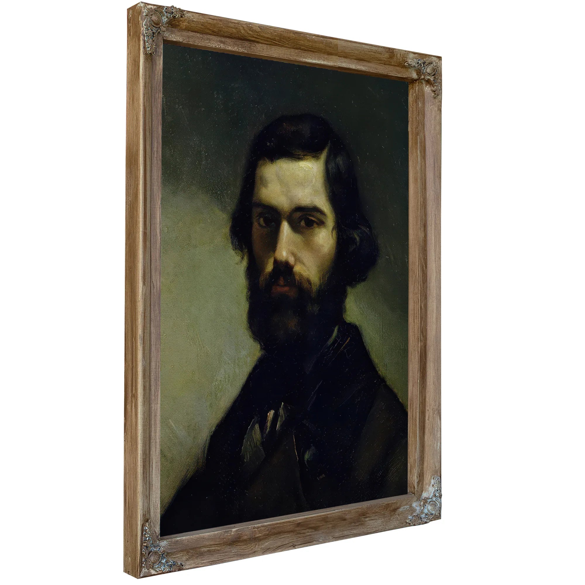 Portrait Of Jules Valles By Jean Desire Gustave Courbet Fine Art Print