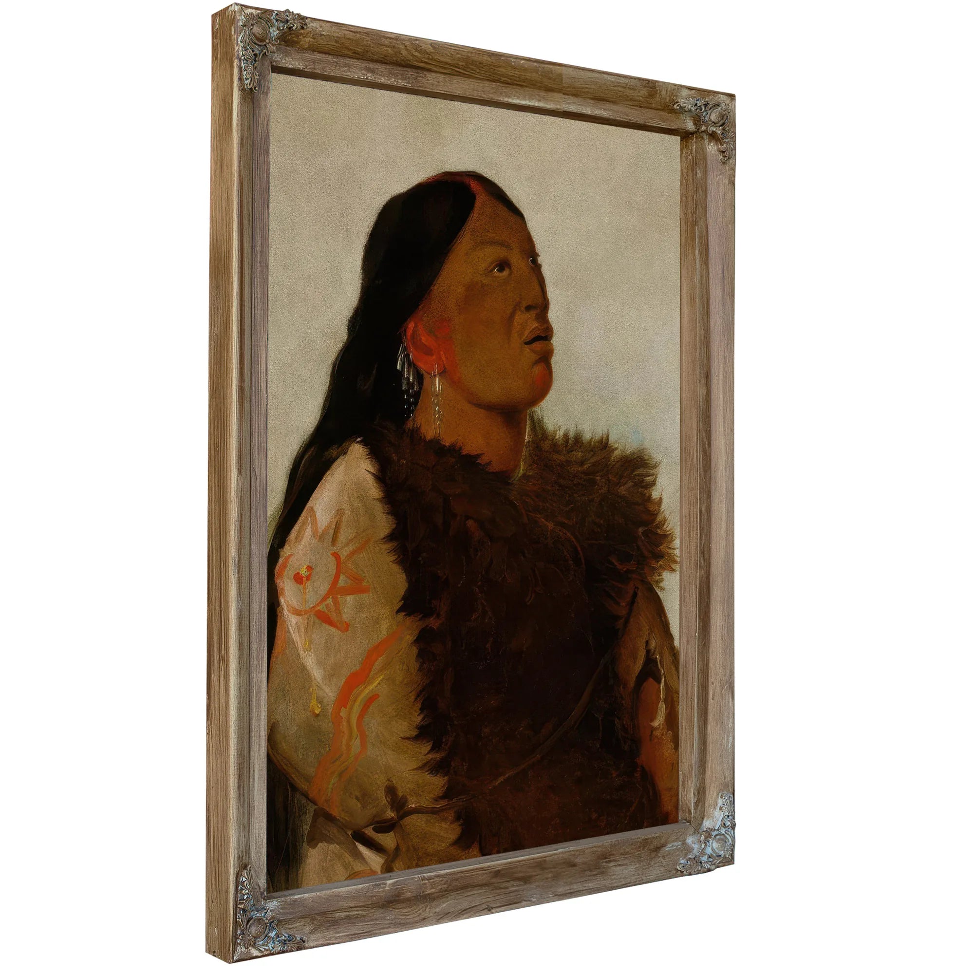 Wife Of The Six By George Catlin Fine Art Print