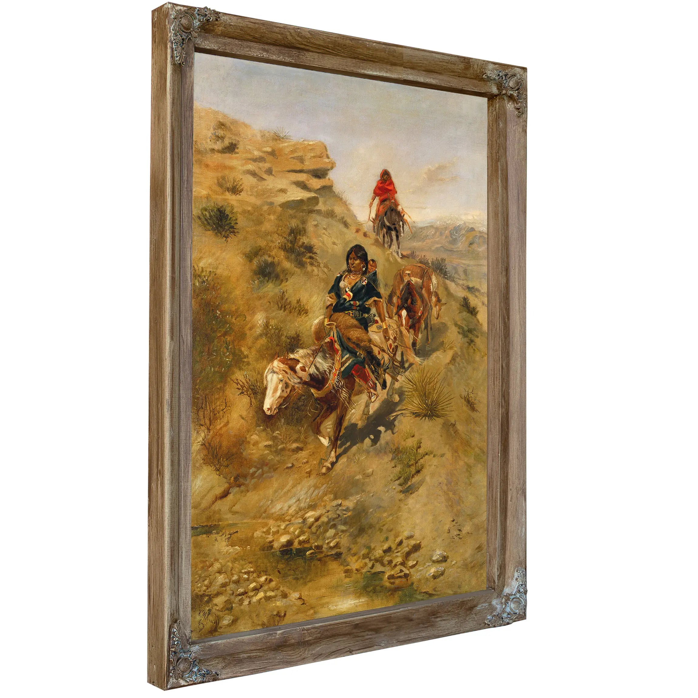 Bringing Home The Meat by Charles Marion Russell