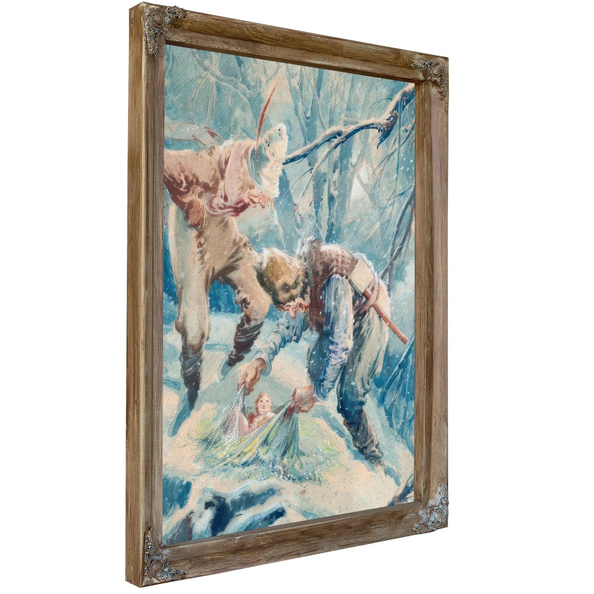The Happy Prince And Other Tales Story Illustration Page 109 1940 By Everett Shinn Fine Art Print
