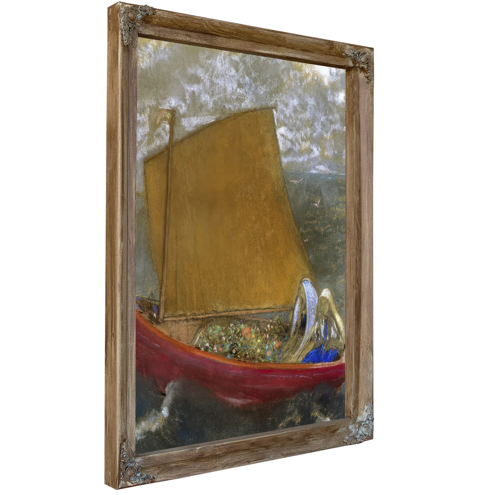 La Voile Jaune (The Yellow Sail) By Odilon Redon Fine Art Print