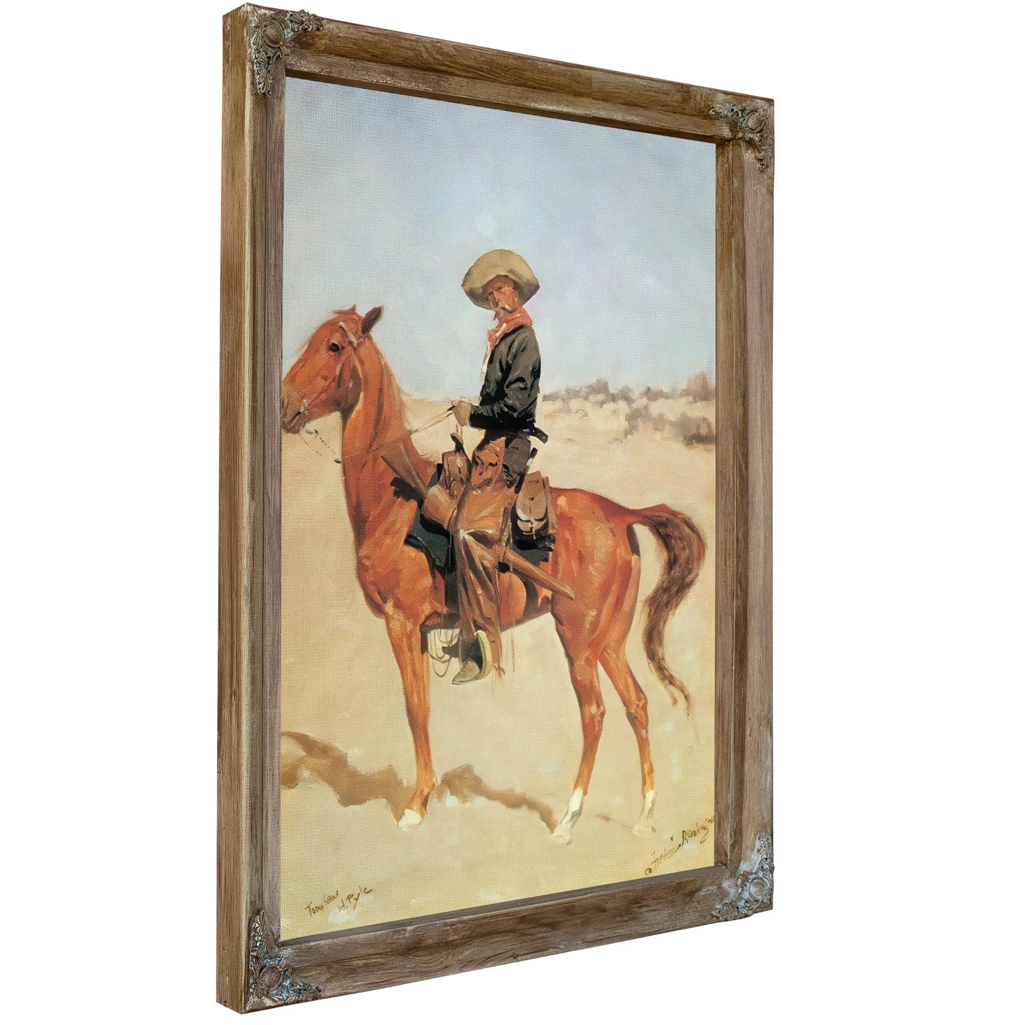 The Puncher By Frederic Remington Fine Art Print