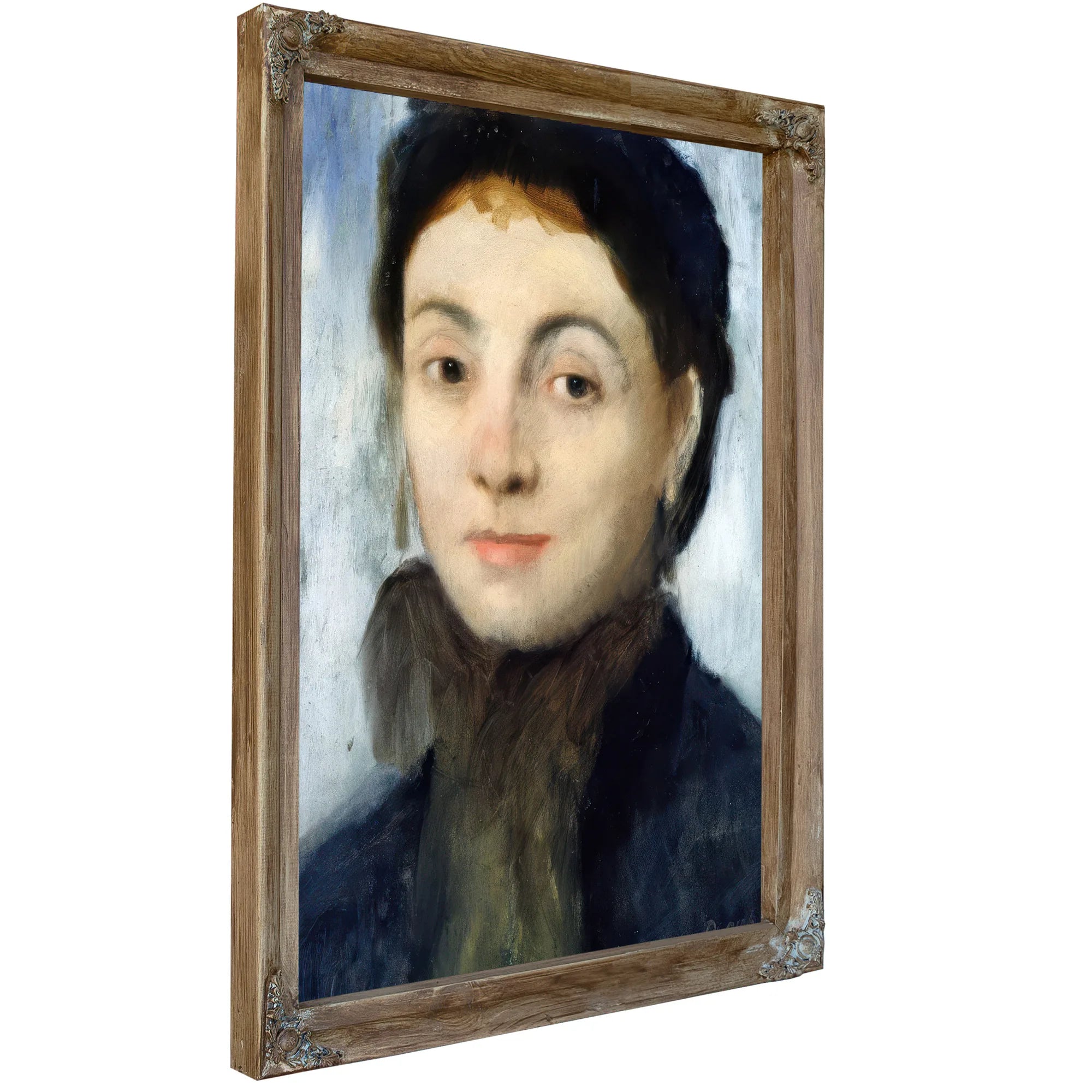 Portrait Of Josephine Gaujelin By Edgar Degas Fine Art Print