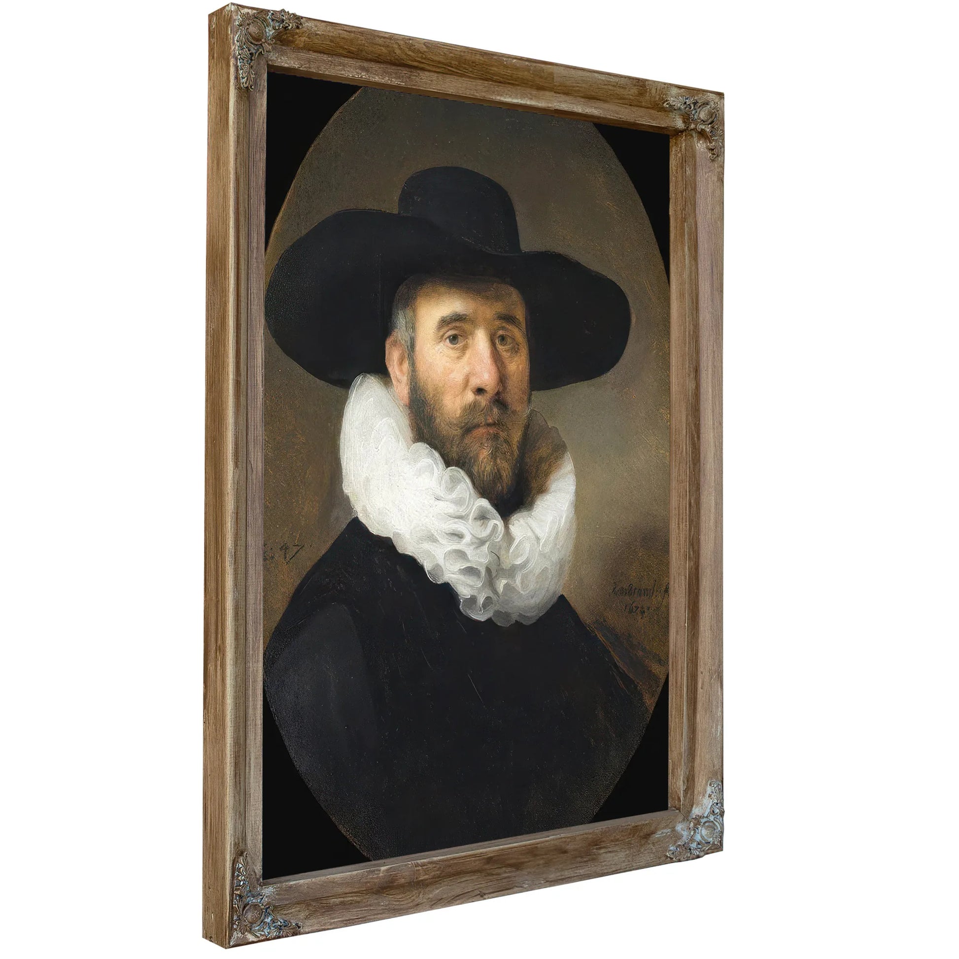 Portrait Of Dirck Jansz Pesser By Rembrandt Fine Art Print