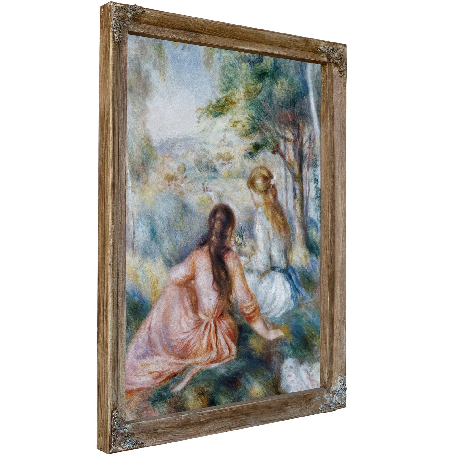In The Meadow By Pierre Auguste Renoir Fine Art Print