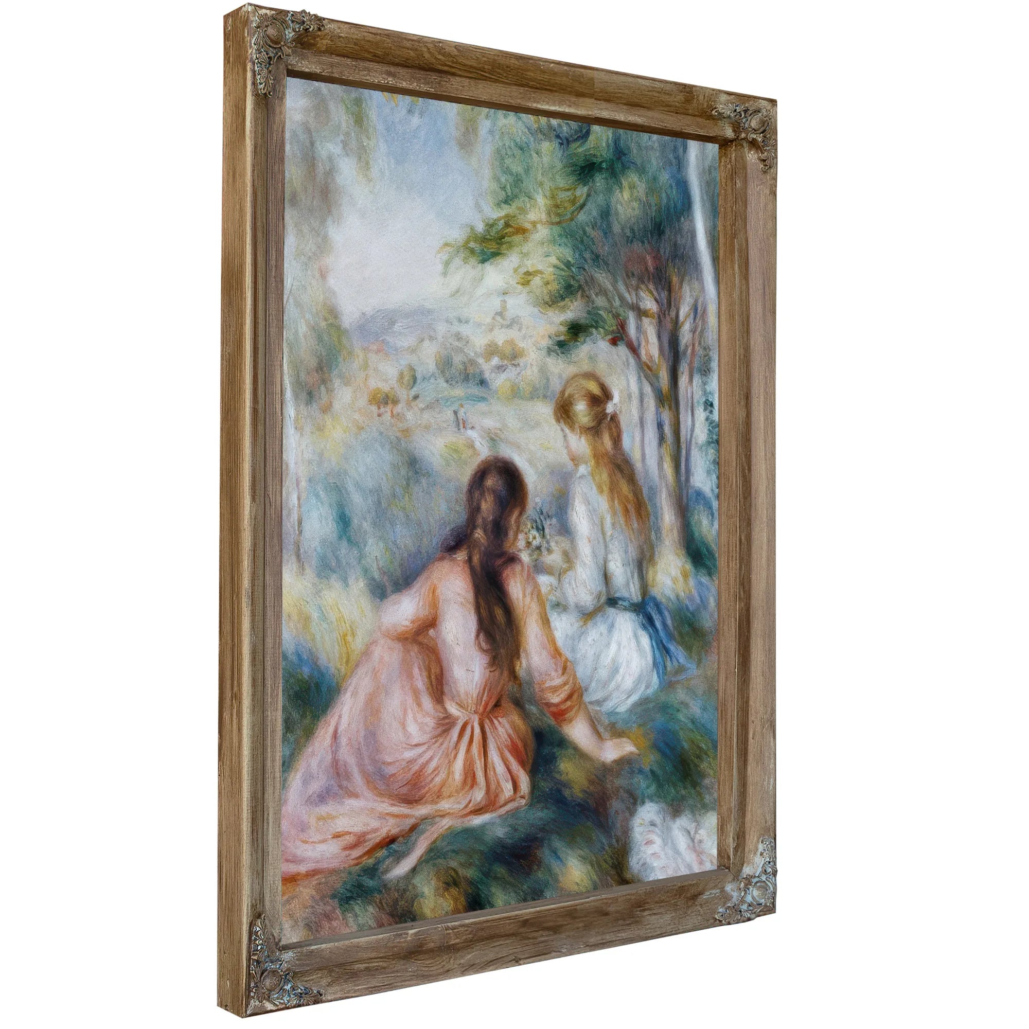 In The Meadow By Pierre Auguste Renoir Fine Art Print