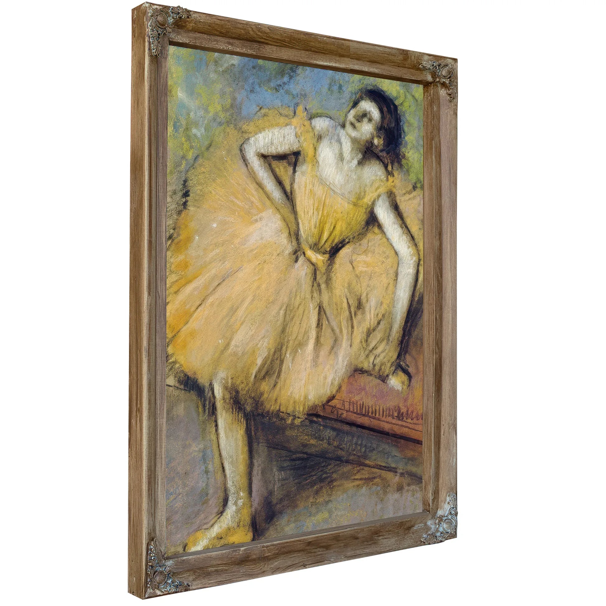 Danseuse Assise By Edgar Degas Fine Art Print