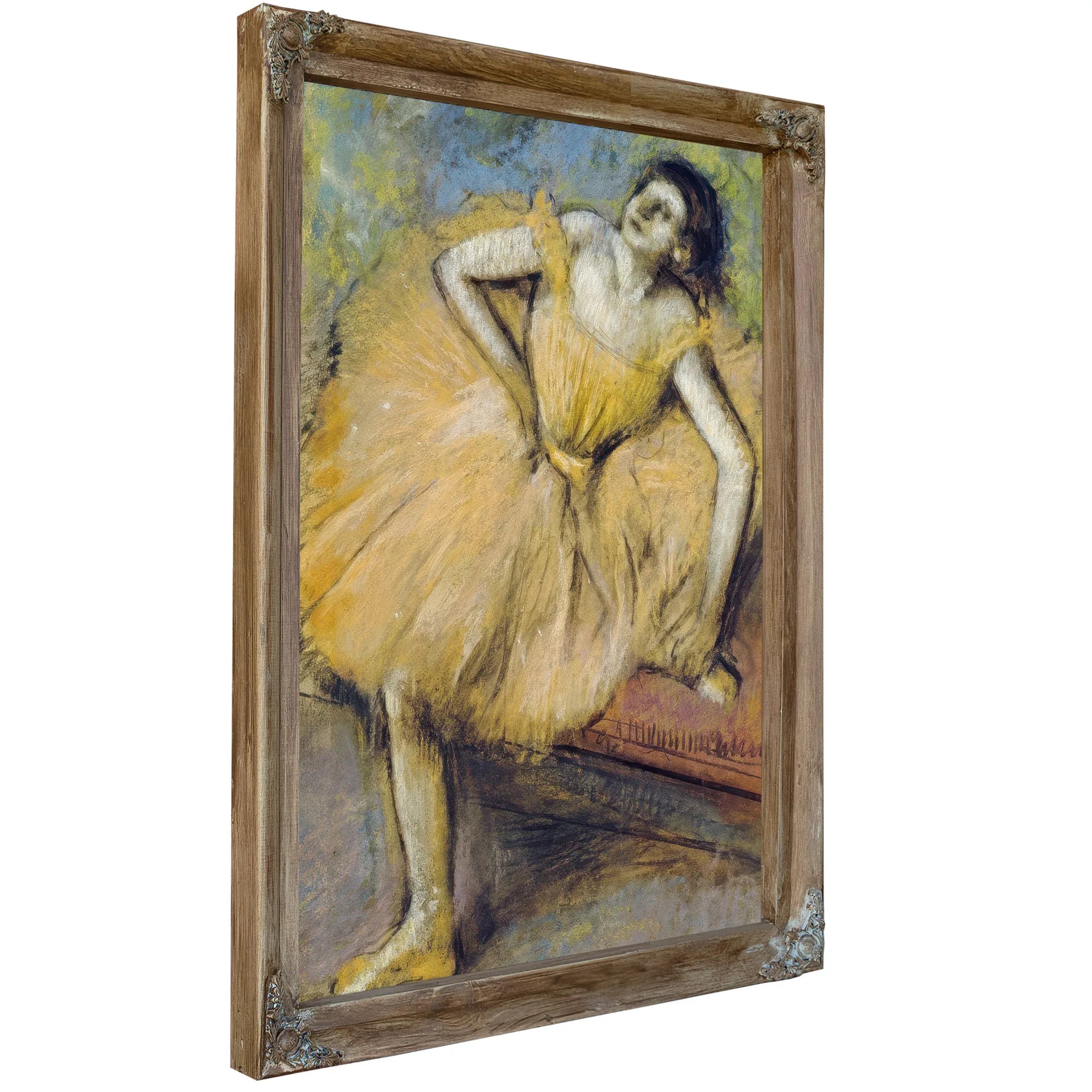 Danseuse Assise By Edgar Degas Fine Art Print