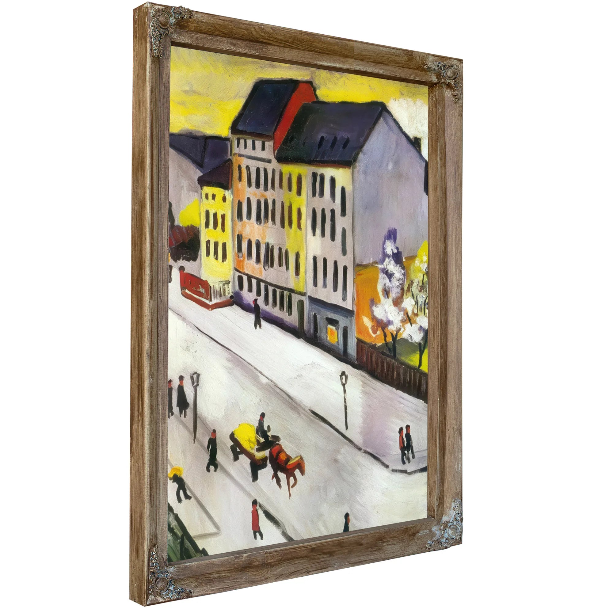 Our Street In Grey By August Macke Fine Art Print