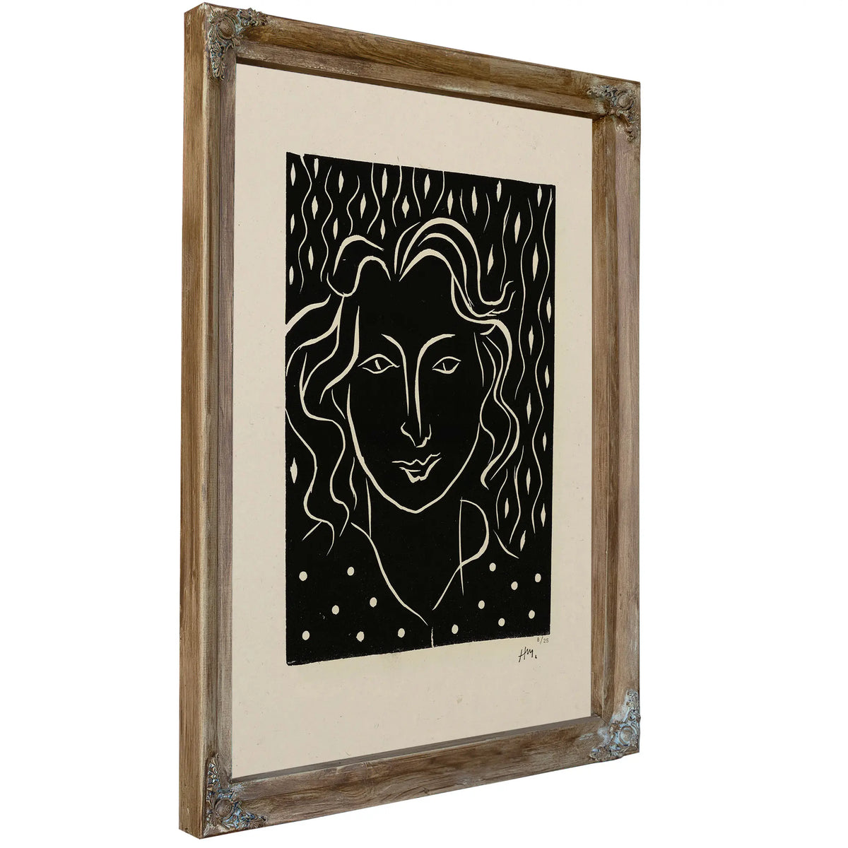 Jeune Femme Aux Cheveux Flottants (Young Woman With Flowing Hair) by Henri Matisse