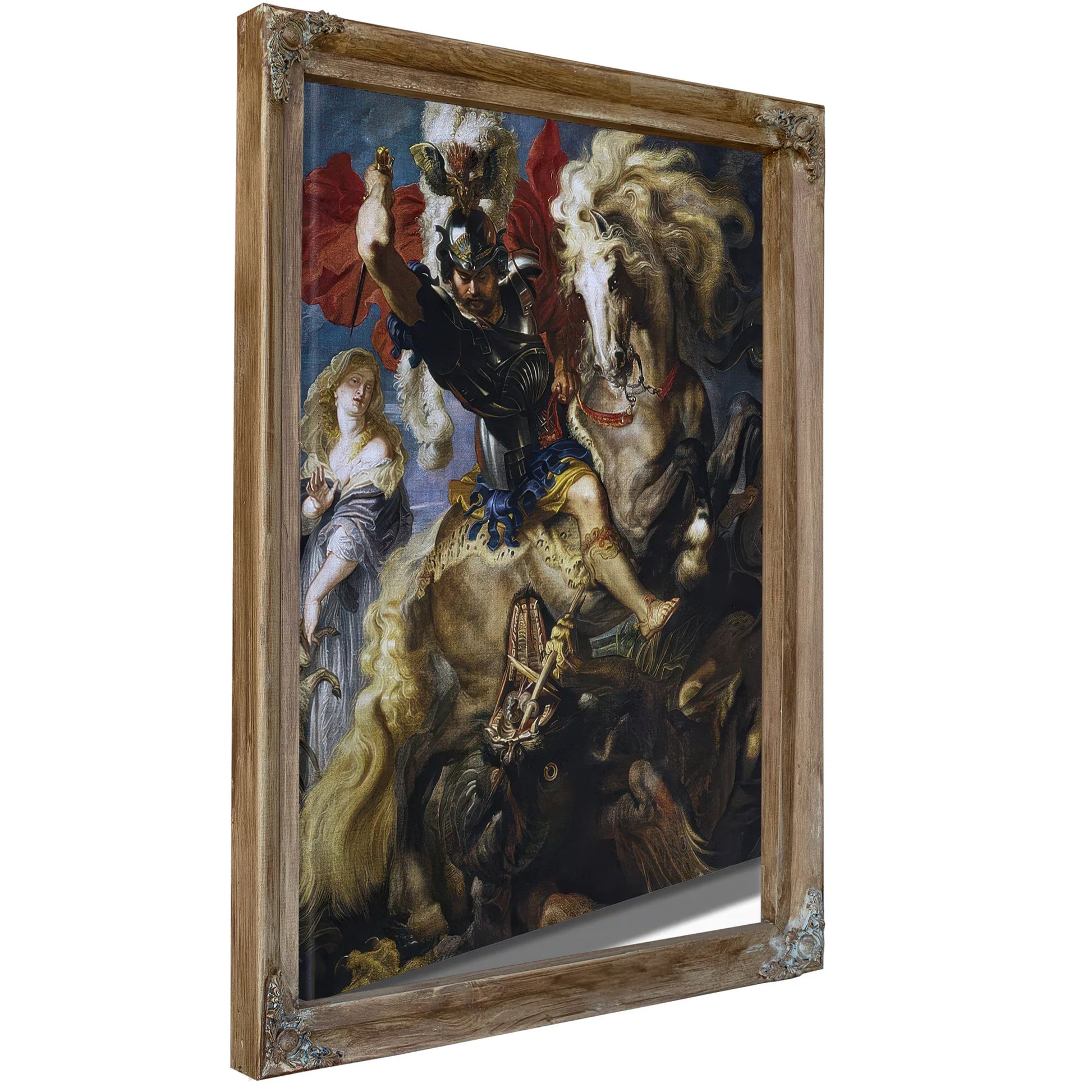 Peter Paul Rubens Saint George And The Dragon 1607 By Peter Paul Rubens Fine Art Print