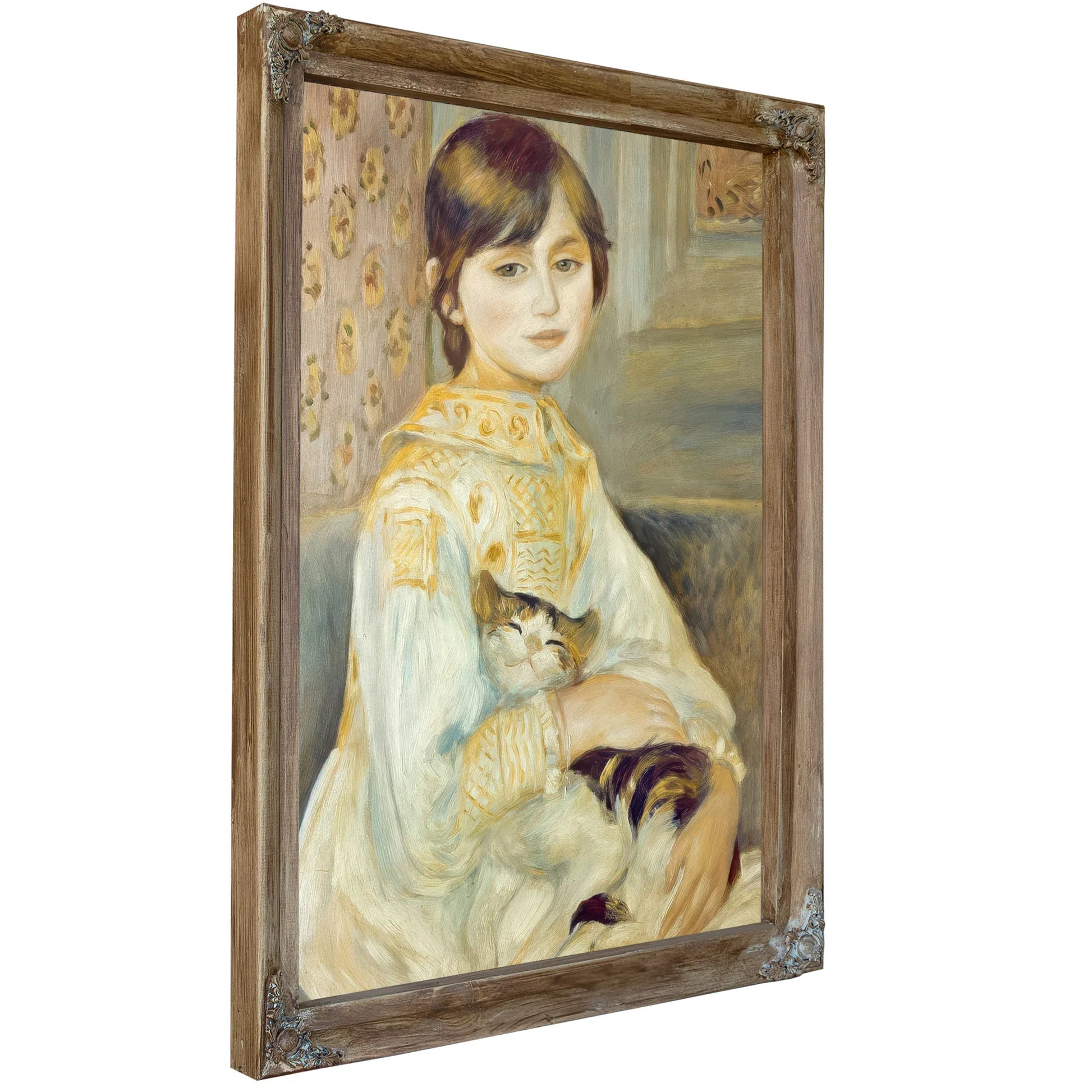 Julie Manet With Cat By Pierre Auguste Renoir Fine Art Print