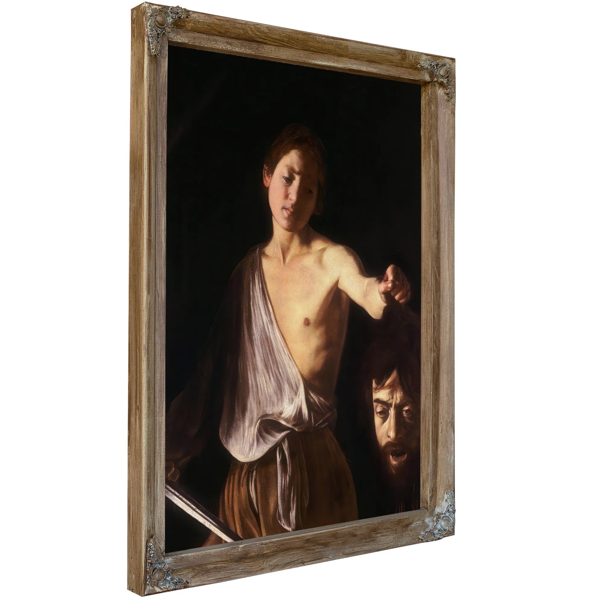 David With The Head Of Goliath 1610 By Caravaggio Fine Art Print