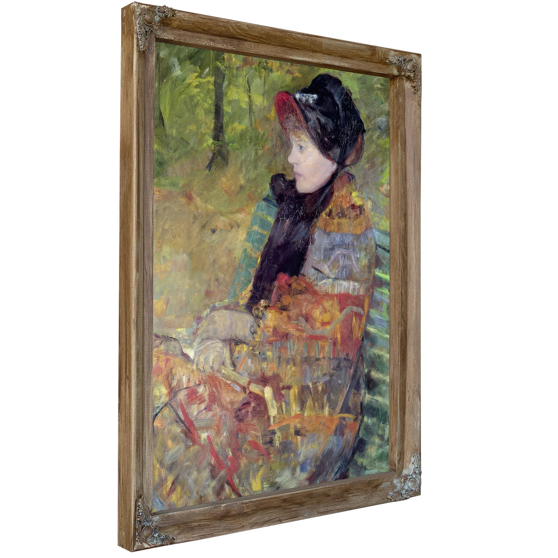 Portrait Of Mlle C. Lydia Cassatt 1 By Mary Cassatt Fine Art Print