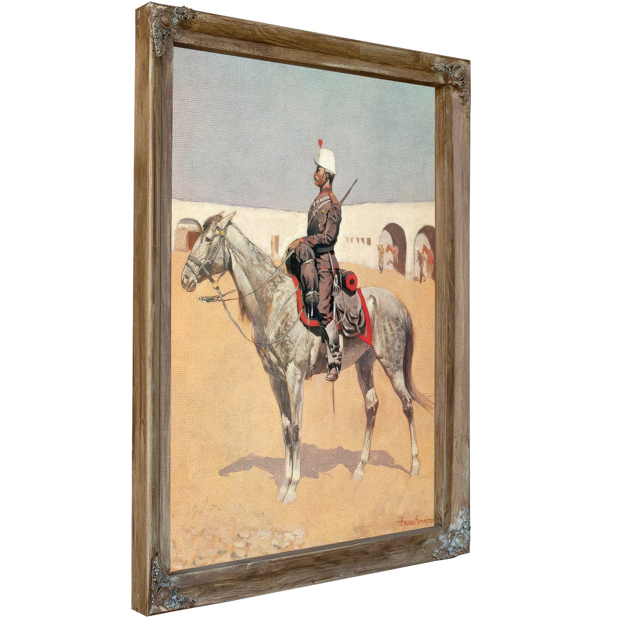 Cavalryman Of The Line,Mexico By Frederic Remington Fine Art Print