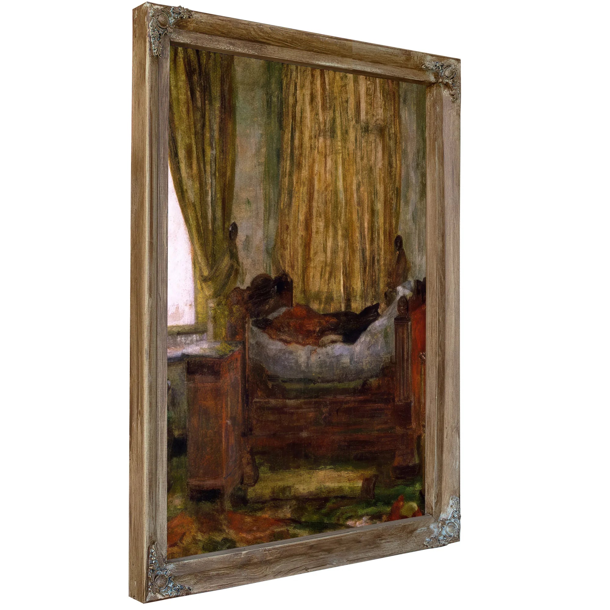 The Lady In Distress By James Ensor Fine Art Print