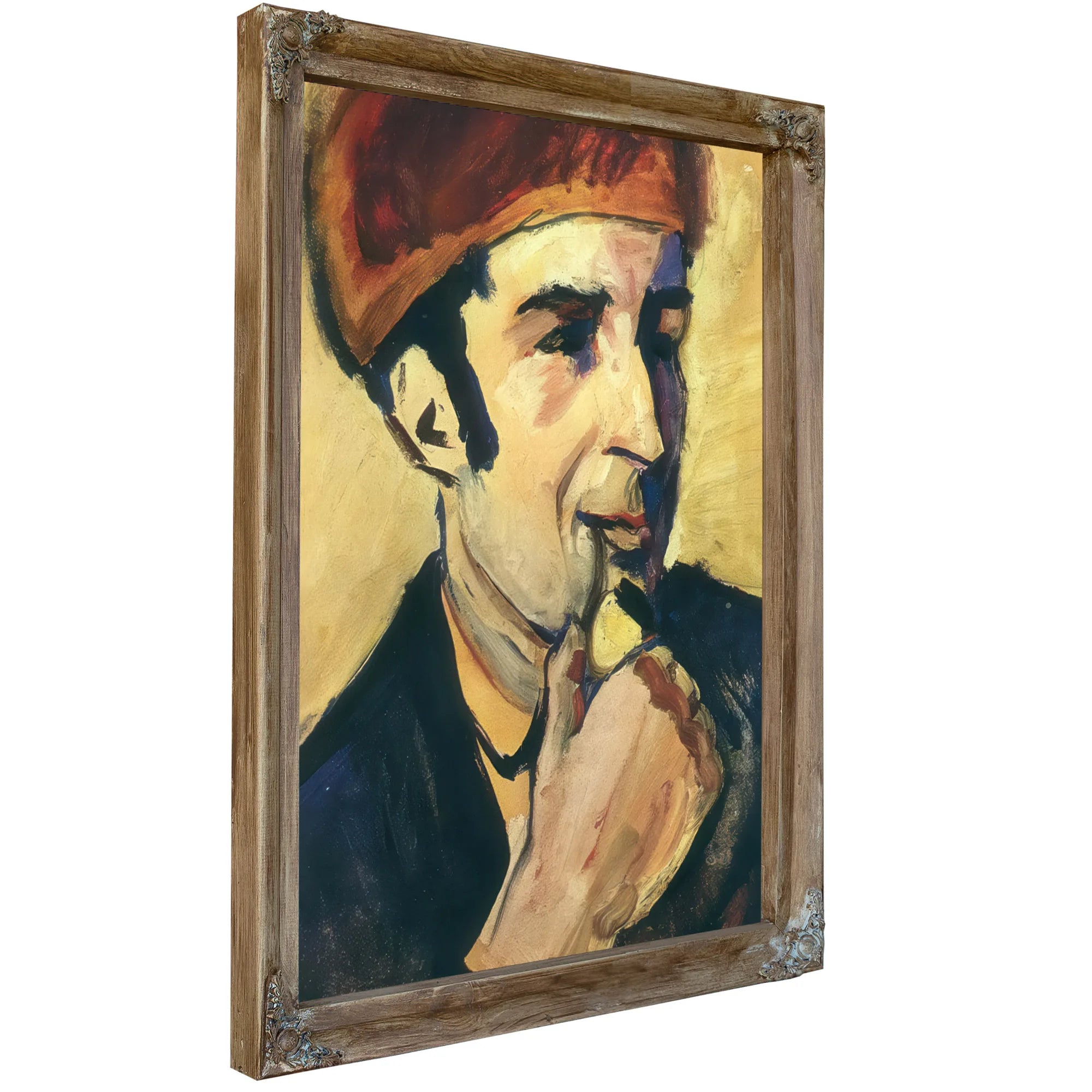 Portrait Of Franz Marc By August Macke Fine Art Print