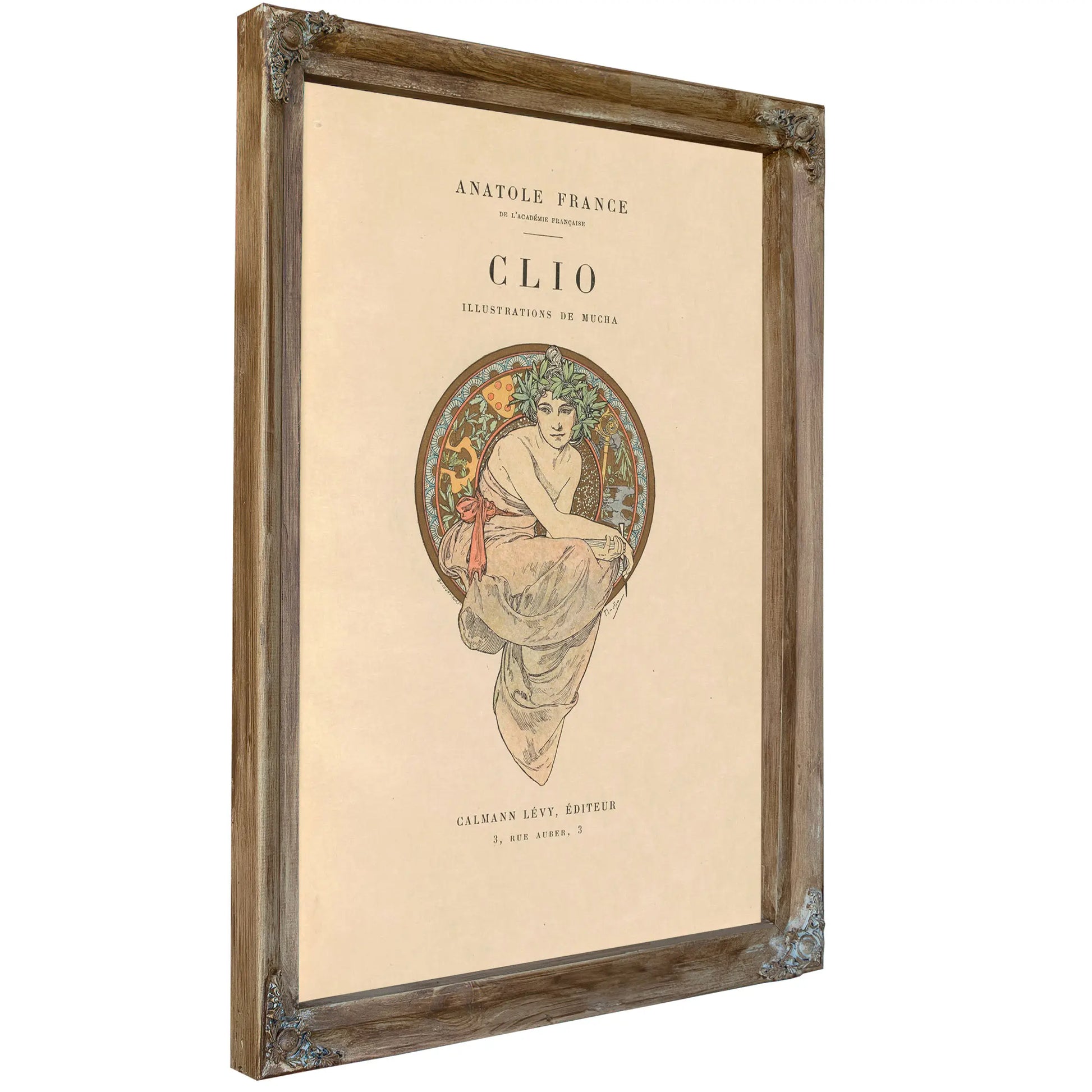 Clio Alphonse Marie Mucha And Anatole France Author by Alphonse Mucha