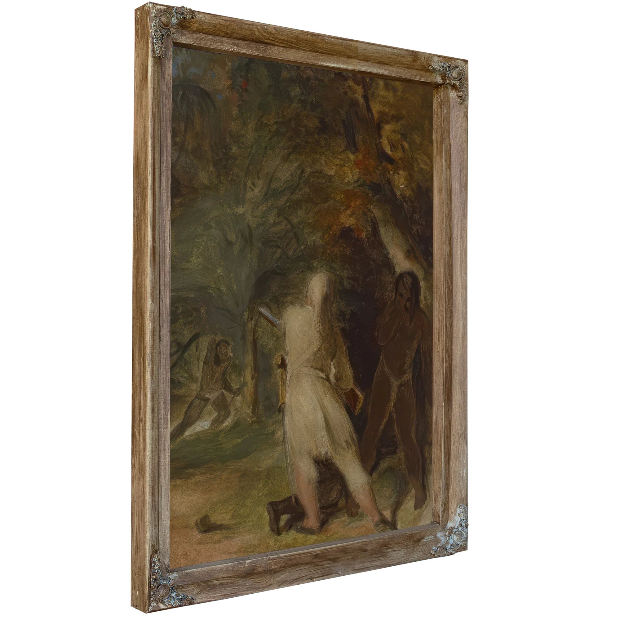 Saving The Life Of Friday By Thomas Sully Fine Art Print