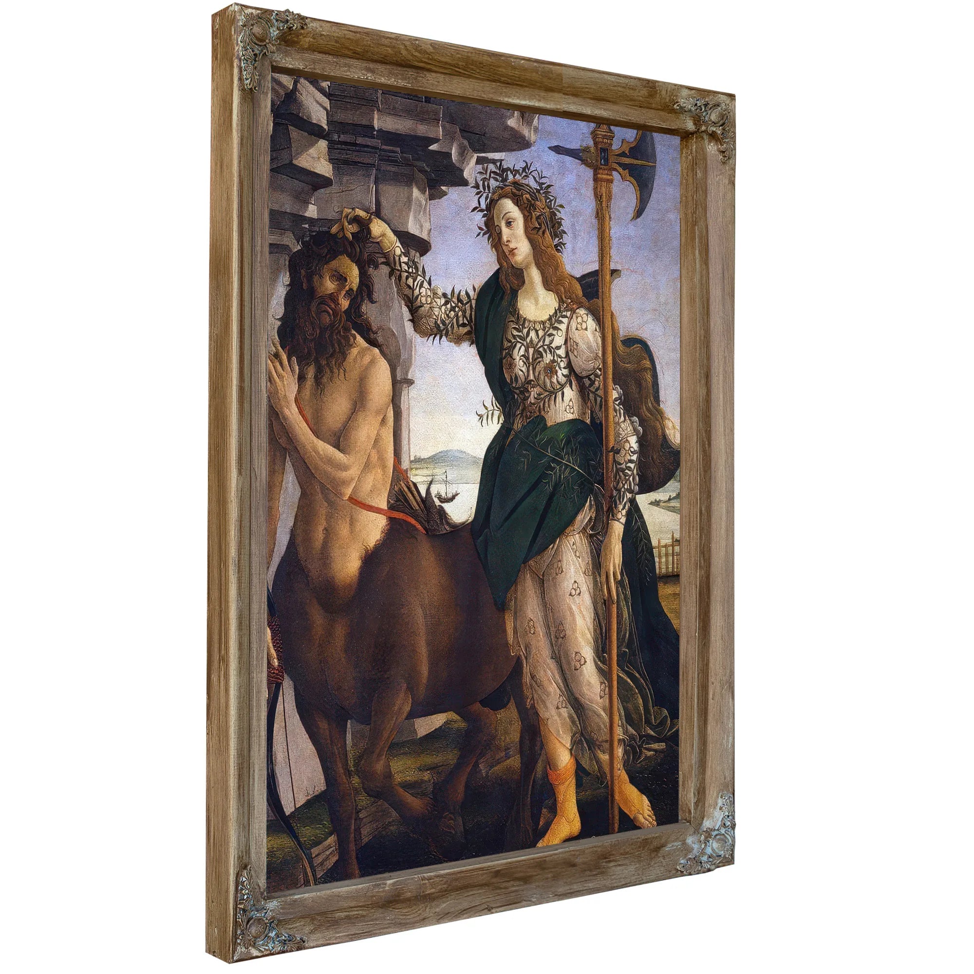 Pallas And The Centaur by Sandro Botticelli Fine Art Print