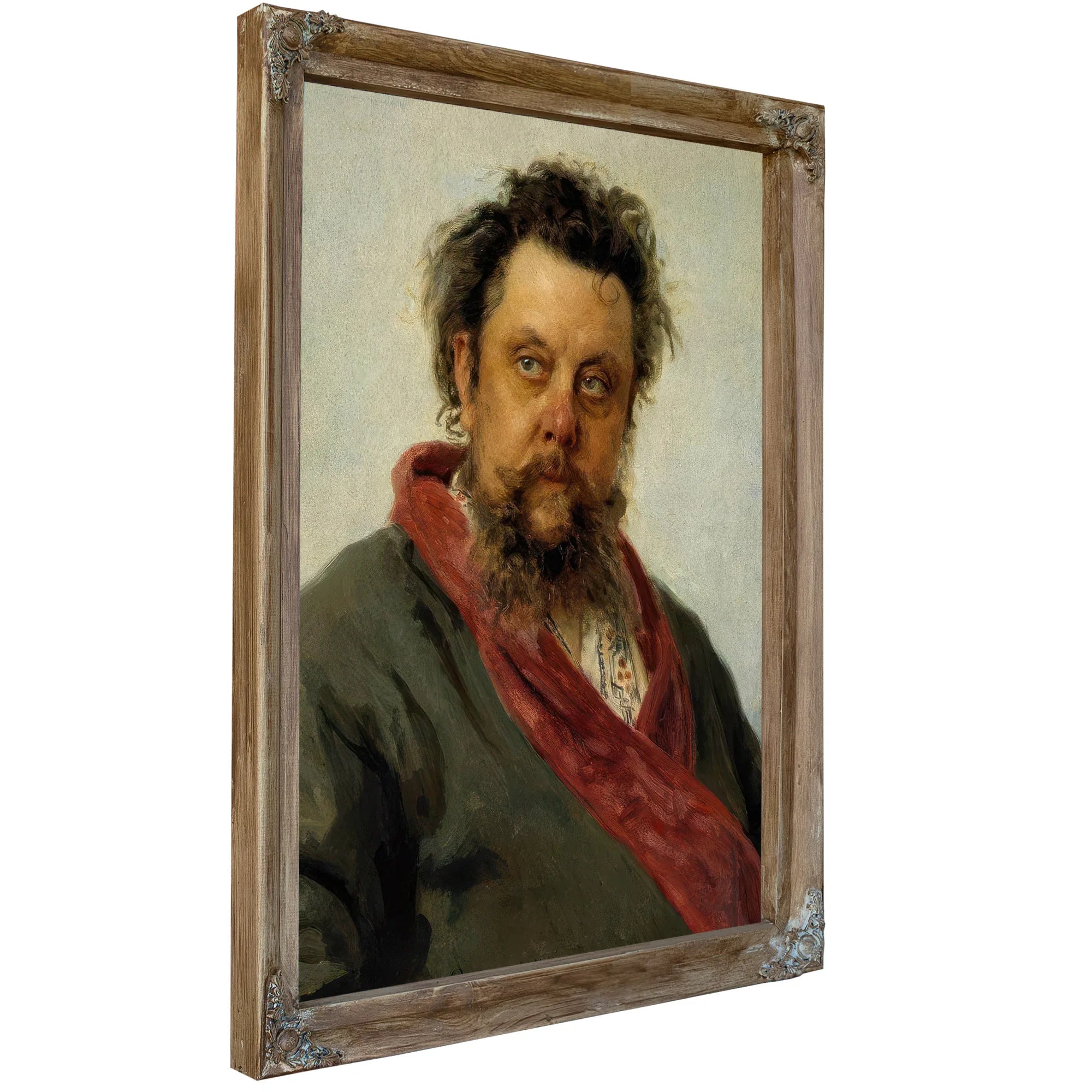 Portrait Of Modest Musorgsky 1881 By Ilya Repin Fine Art Print