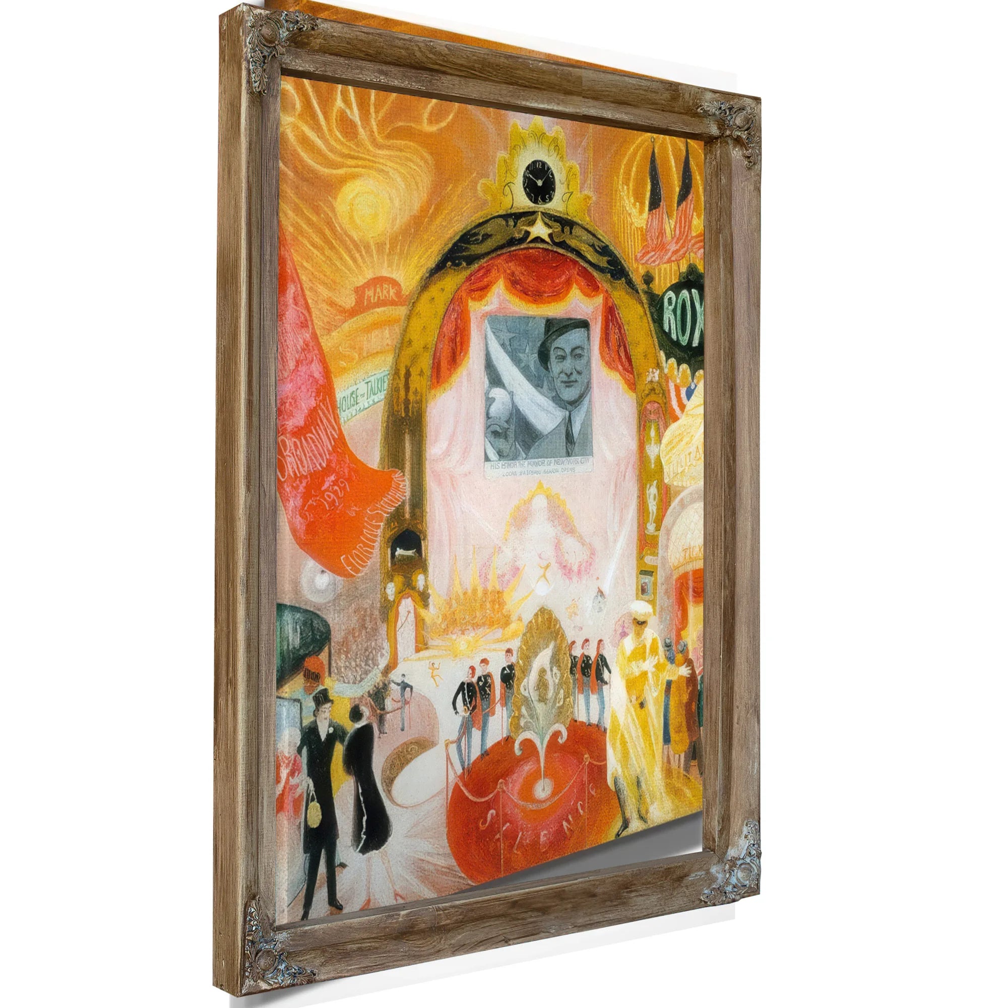 The Cathedrals Of Broadway By Florine Stettheimer Fine Art Print