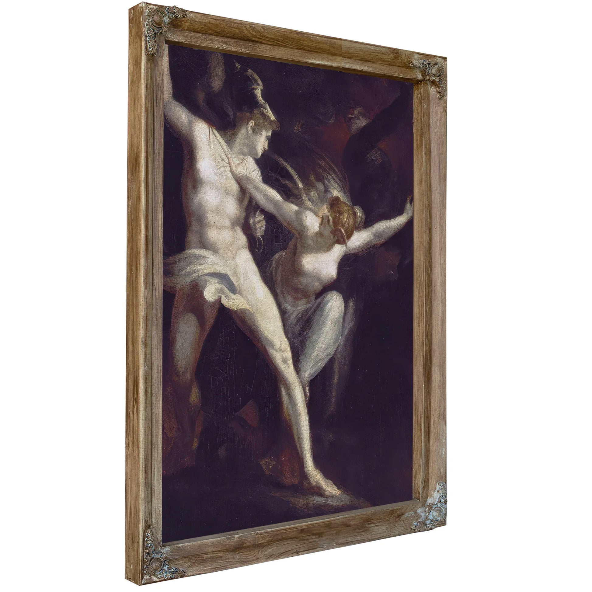Satan And Death, Seperated By Sin By Henry Fuseli Fine Art Print
