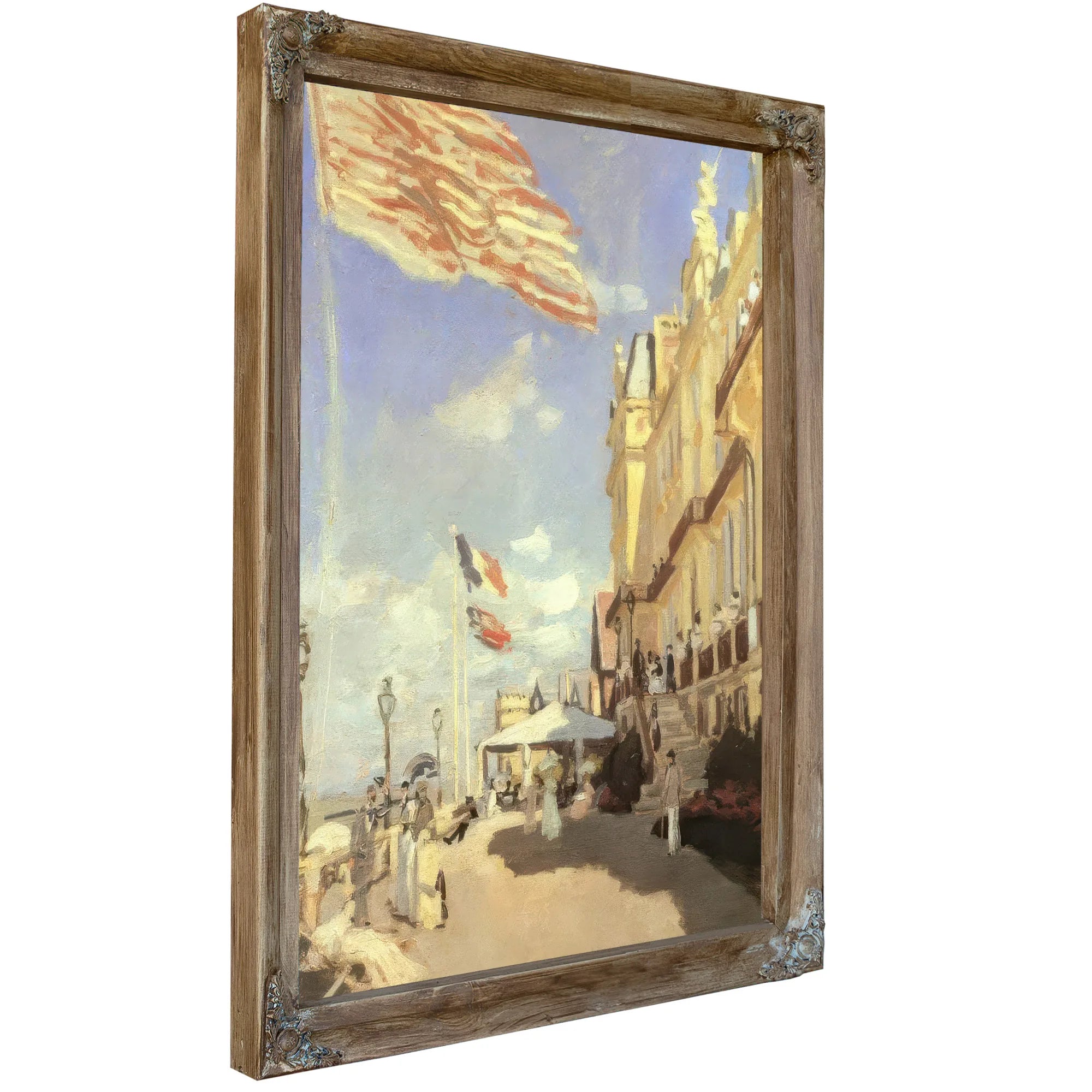 L'hotel Des Roches Noires A Trouville By Claude Monet Fine Art Print