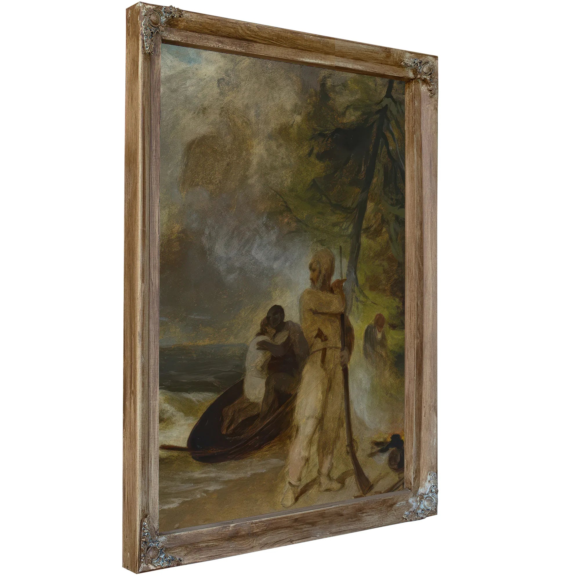 Friday's Father Rescued By Thomas Sully Fine Art Print