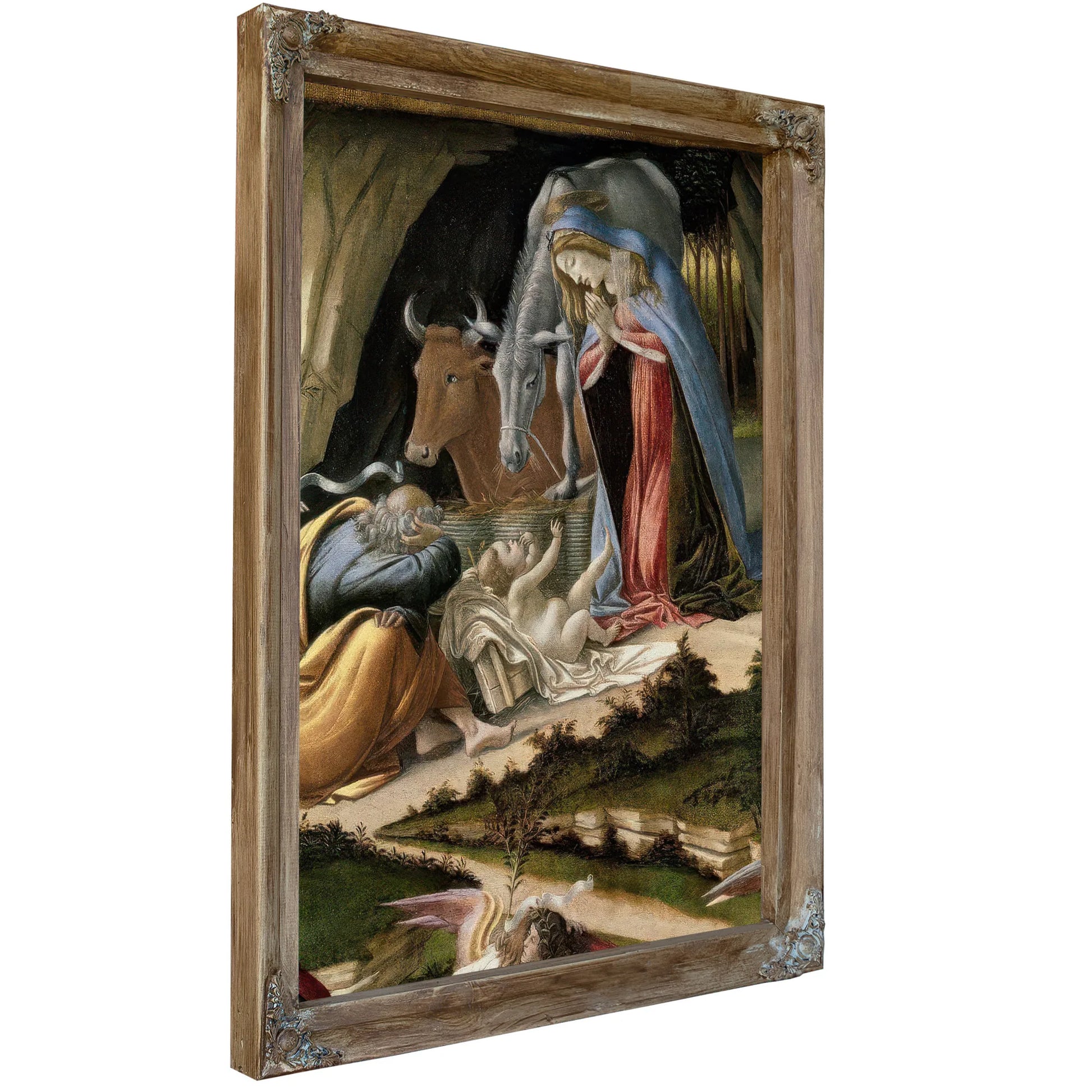 Mystic Nativity B By Sandro Botticelli Fine Art Print