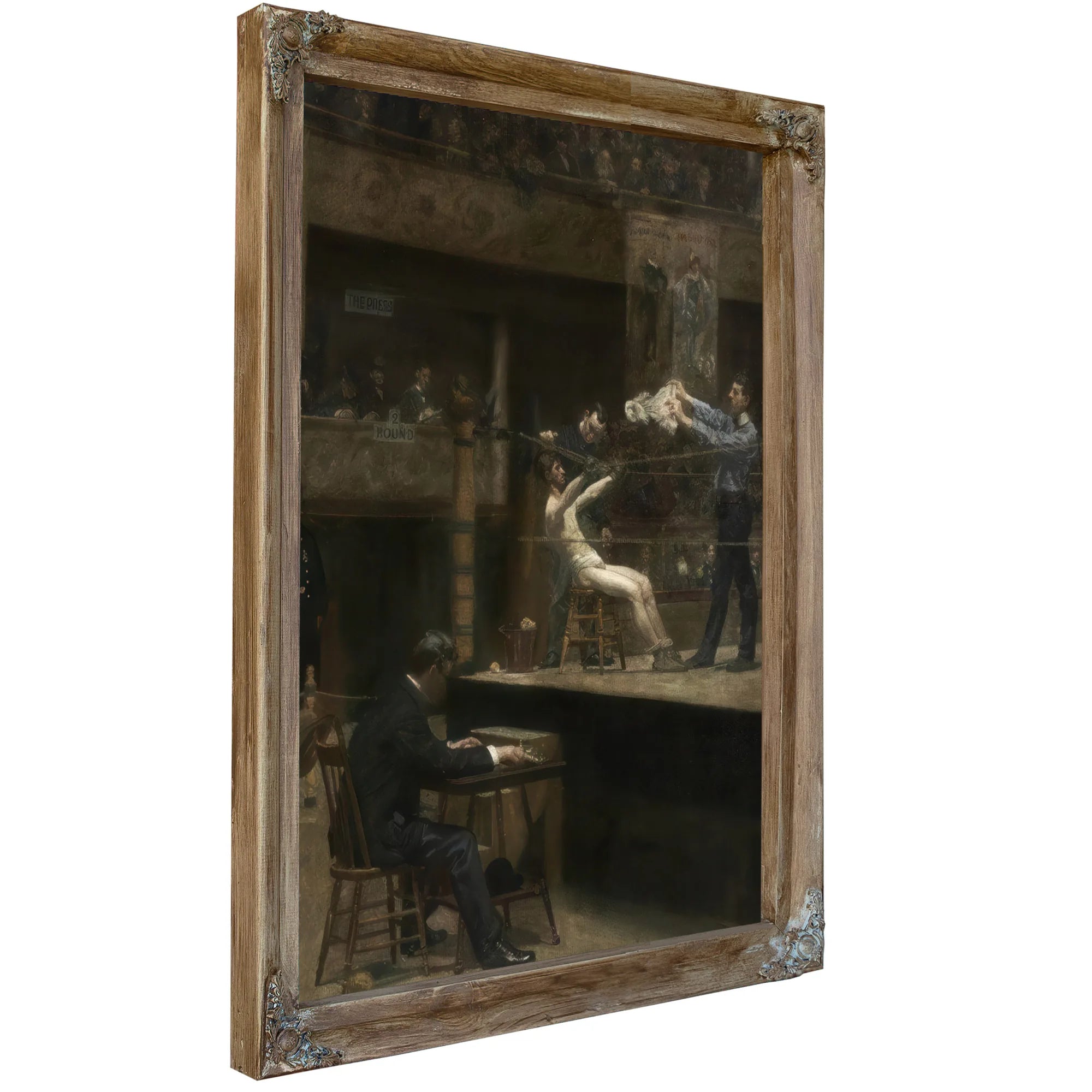 Between Rounds 1899 By Thomas Eakins Fine Art Print