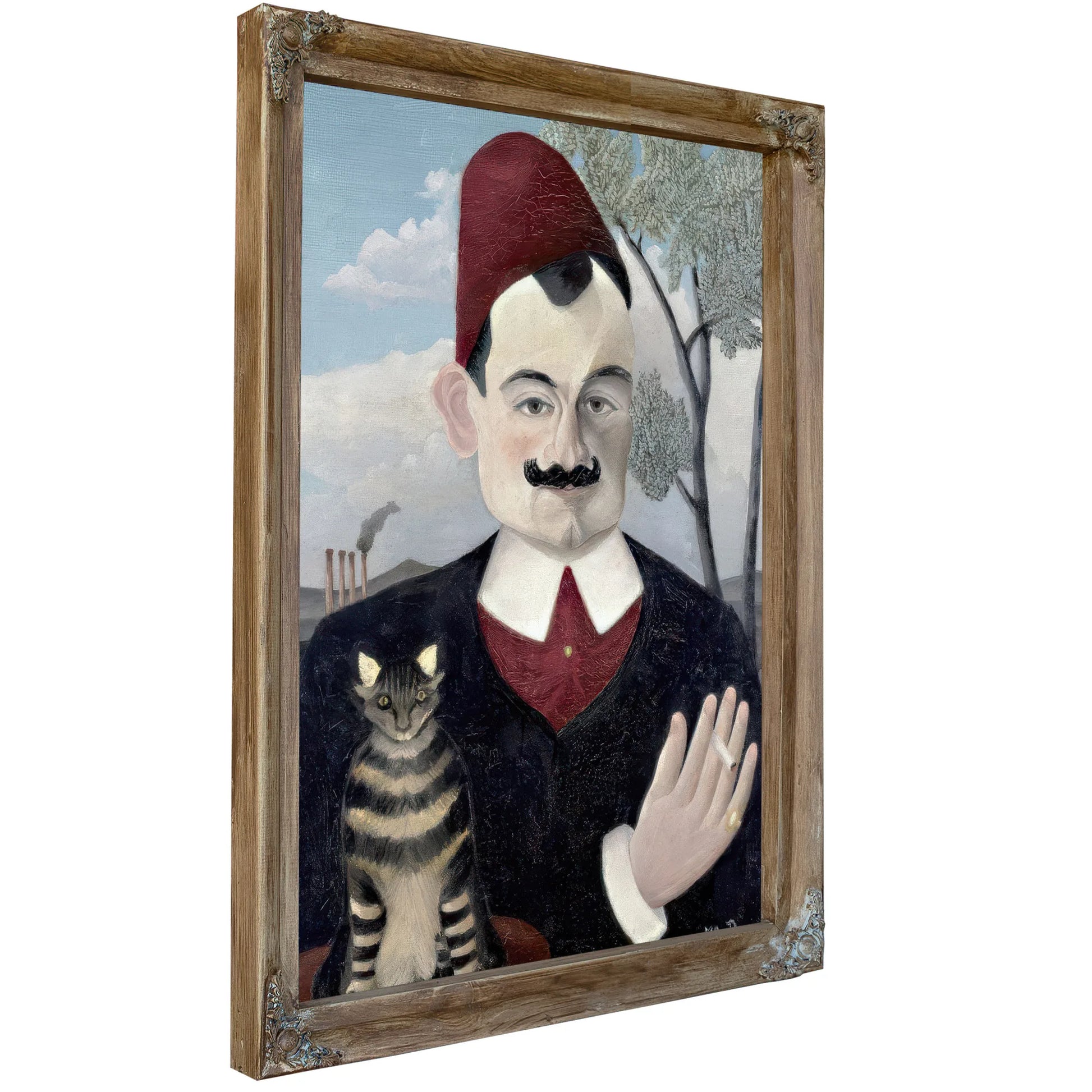 Portrait Of Monsieur X (Pierre Loti) By Henri Julien Felix Rousseau Fine Art Print