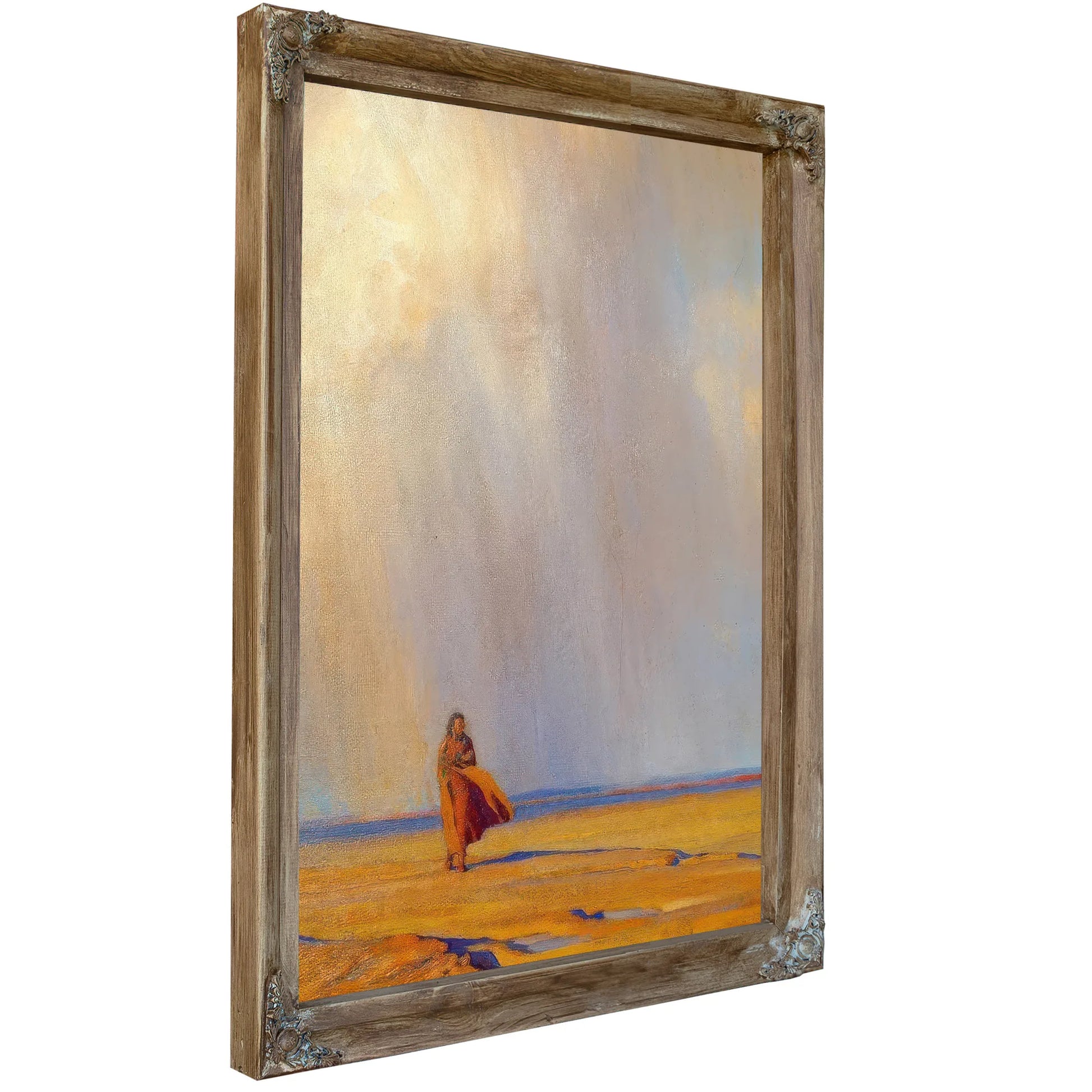 Desert Shower By Maynard Dixon Fine Art Print