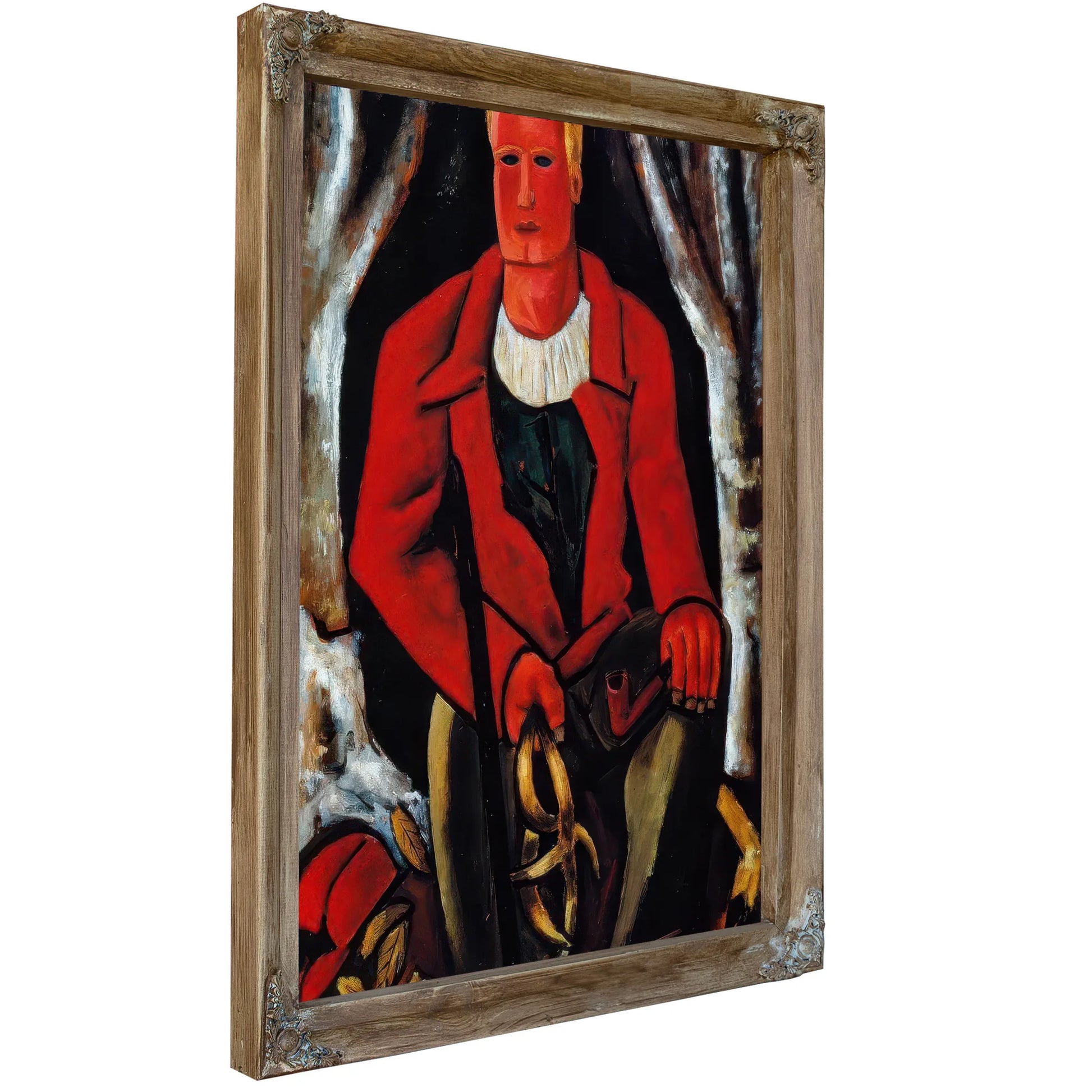 Young Hunter Hearing Call To Arms By Marsden Hartley Fine Art Print