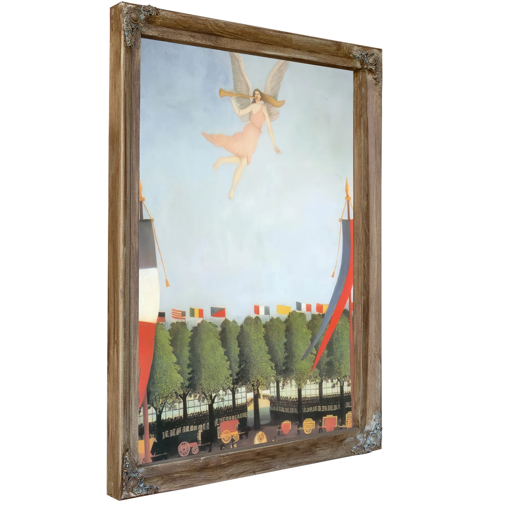 Liberty Invitting The Artists To Take Part In The 22Nd Exhibition Of The Artistes Inde Pendants1906 By Henri Rousseau Fine Art Print